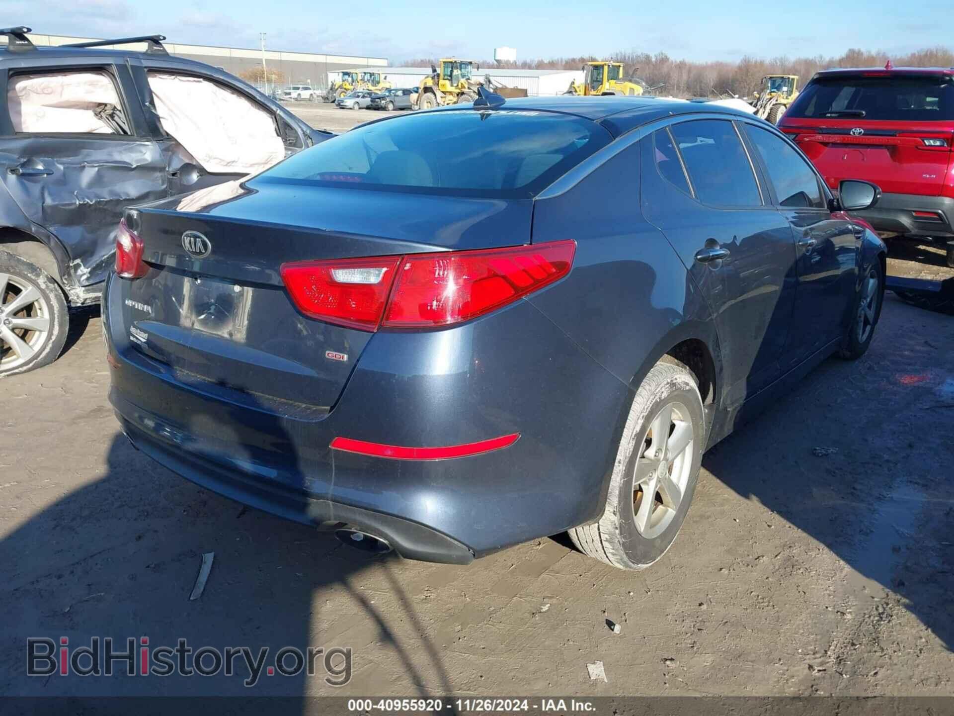2015 KIA OPTIMA - VIN: KNAGM4A76F5613027 - Фото 4