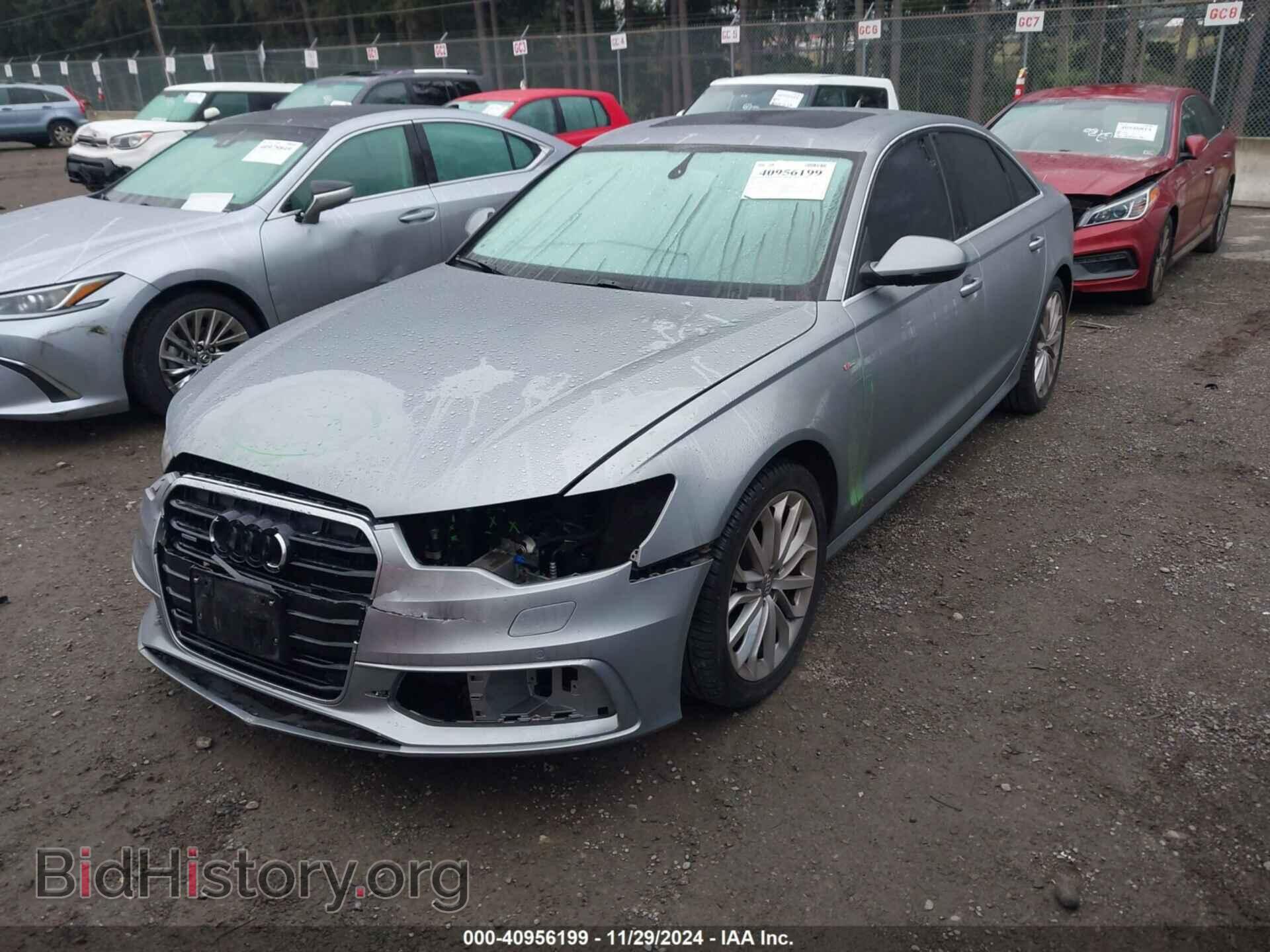 2014 AUDI A6 - VIN: WAUHMAFC4EN018359 - Фото 2