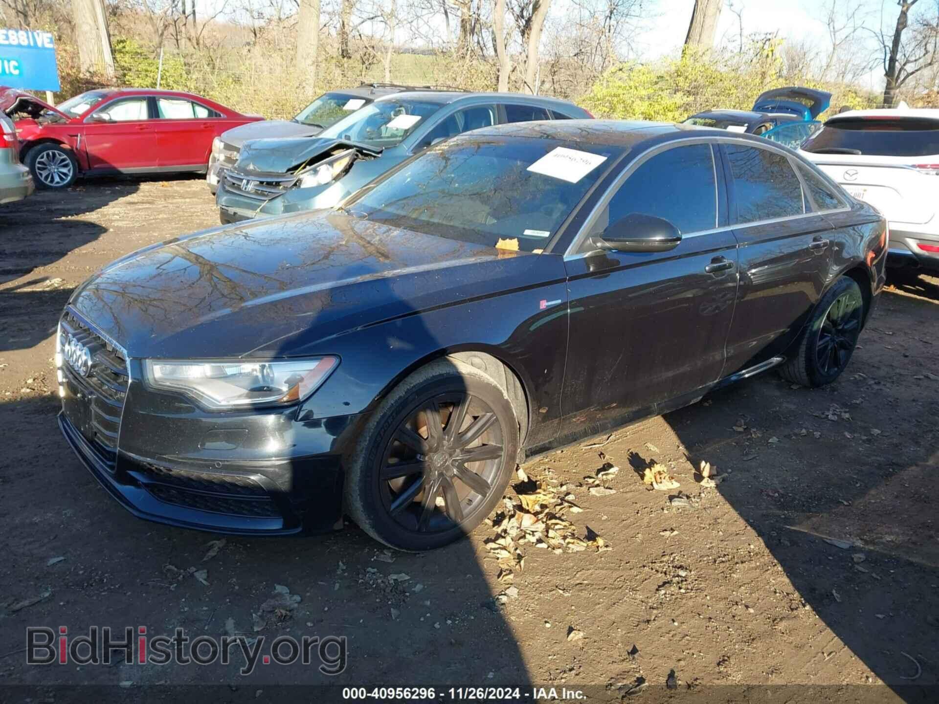 2013 AUDI A6 - VIN: WAUHGAFC3DN011294 - Фото 2