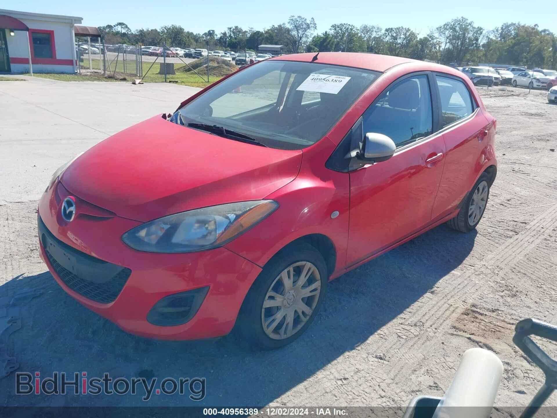 2013 MAZDA MAZDA2 - VIN: JM1DE1KZ8D0159178 - Фото 2