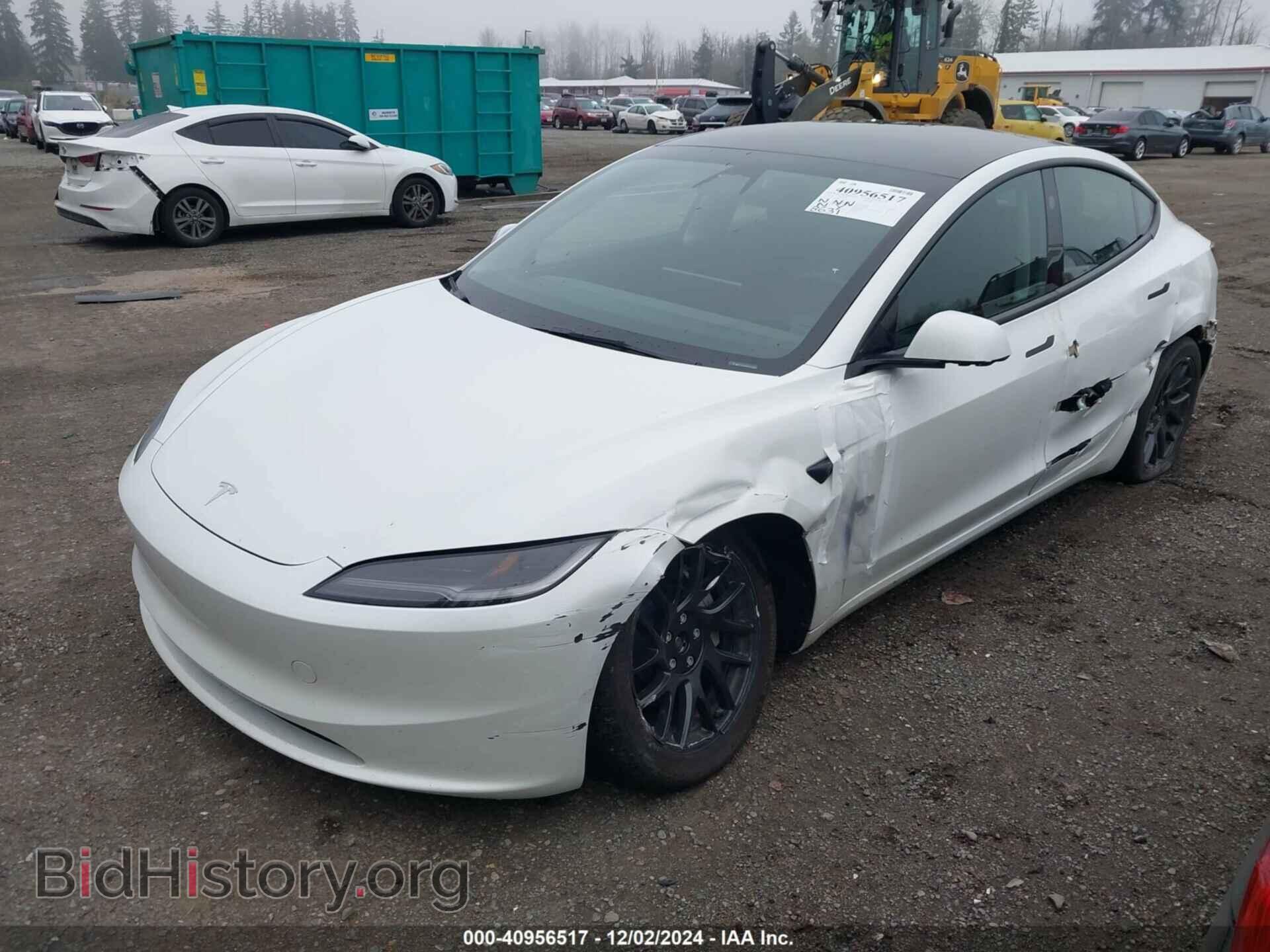 2024 TESLA MODEL 3 - VIN: 5YJ3E1EB6RF732923 - Фото 2