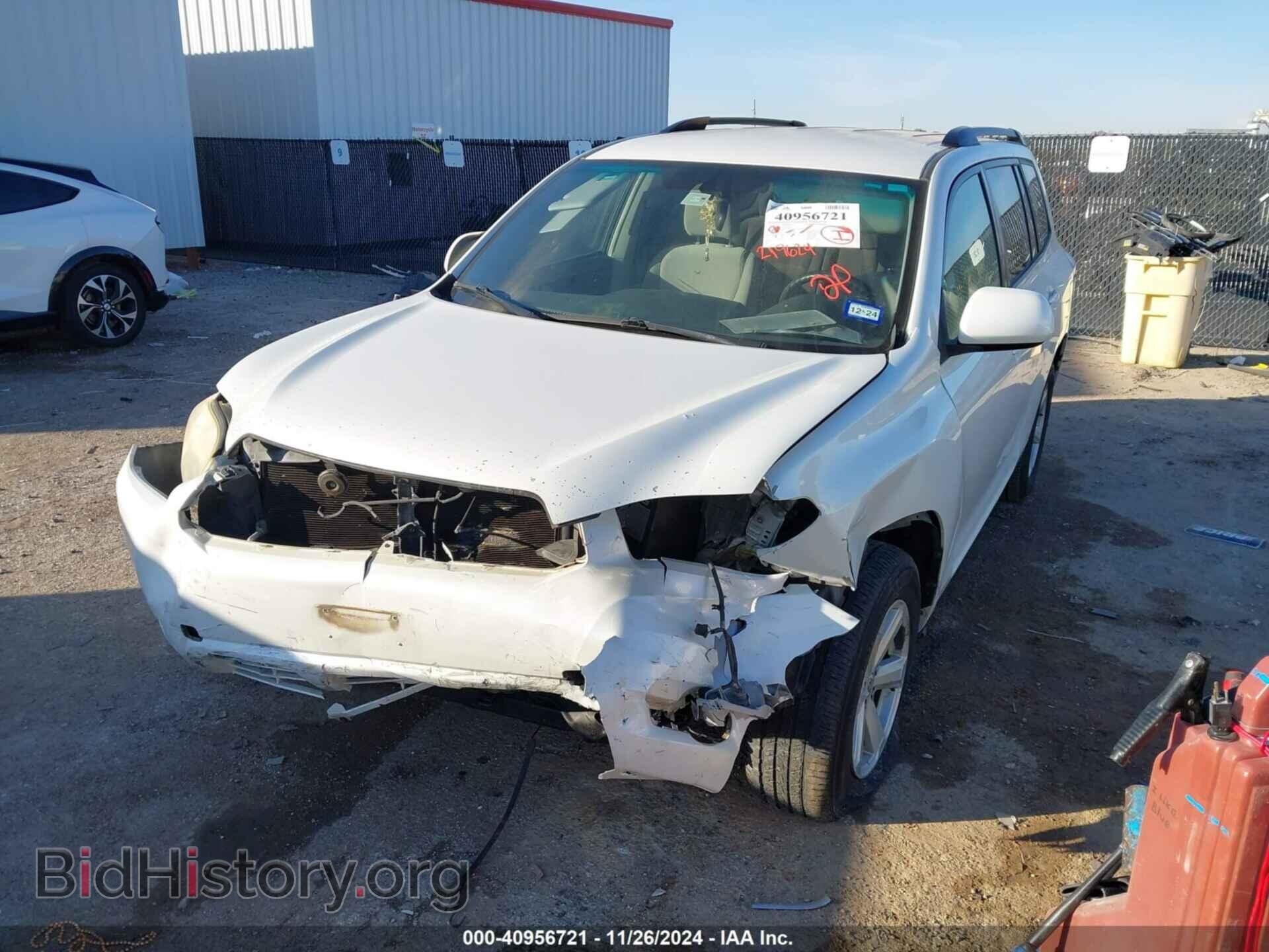 2008 TOYOTA HIGHLANDER - VIN: JTEES41A682009361 - Фото 2