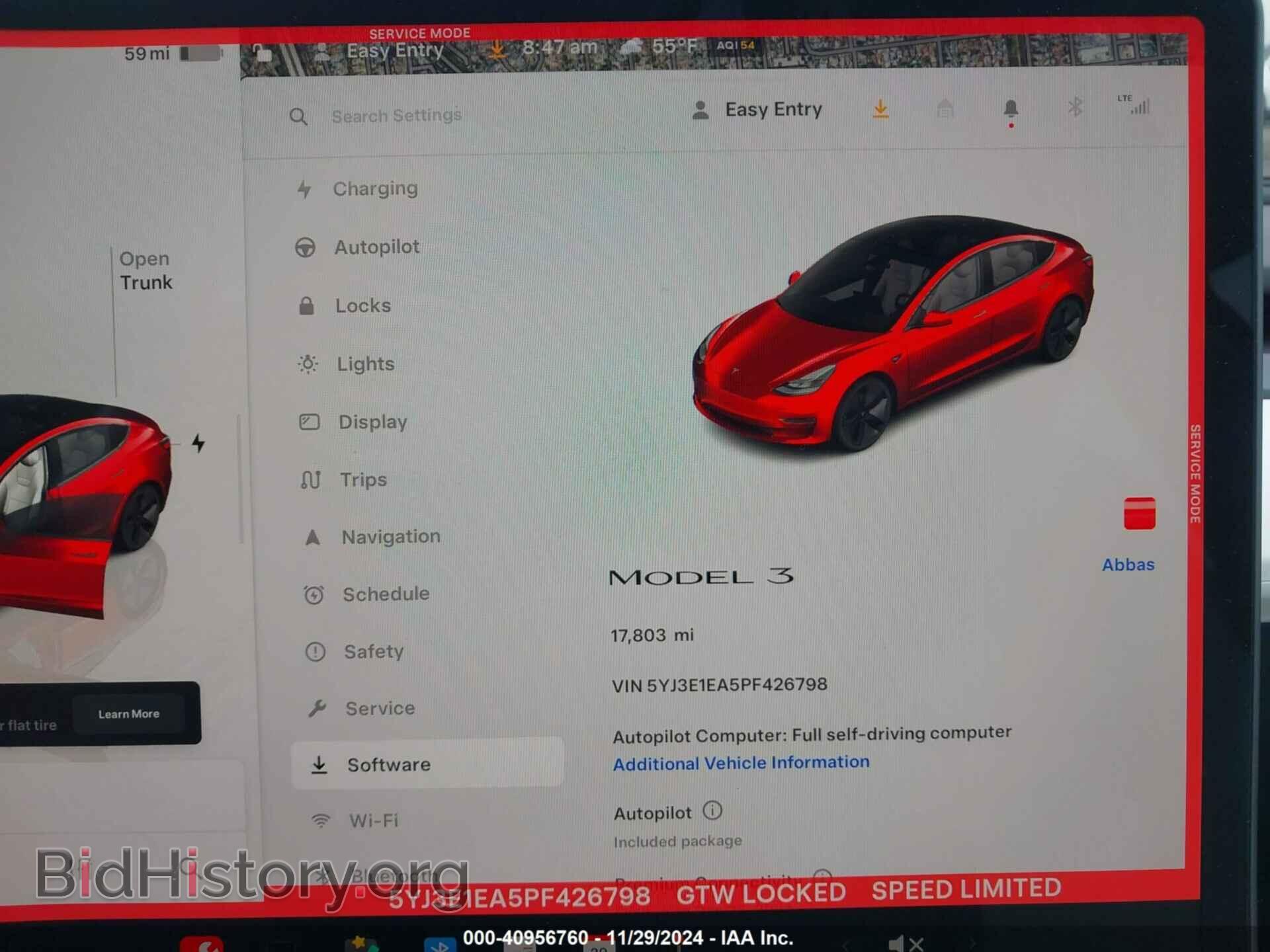 2023 TESLA MODEL 3 - VIN: 5YJ3E1EA5PF426798 - Фото 7
