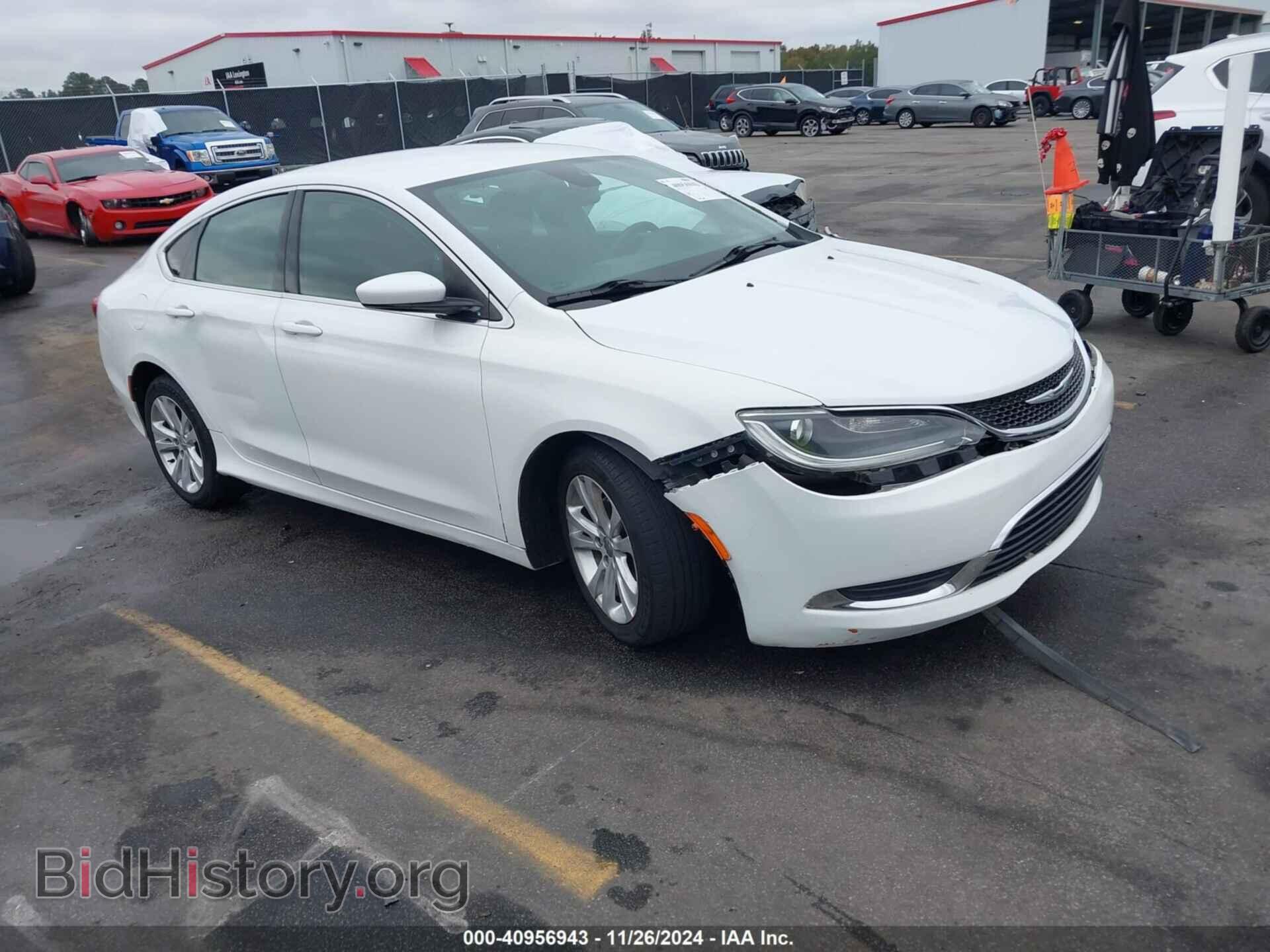 Фотография 1C3CCCABXFN603494 - CHRYSLER 200 2015