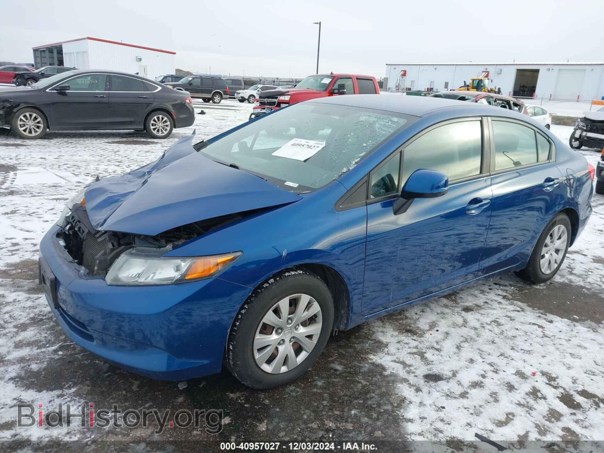 2012 HONDA CIVIC - VIN: 19XFB2F5XCE077294 - Фото 2