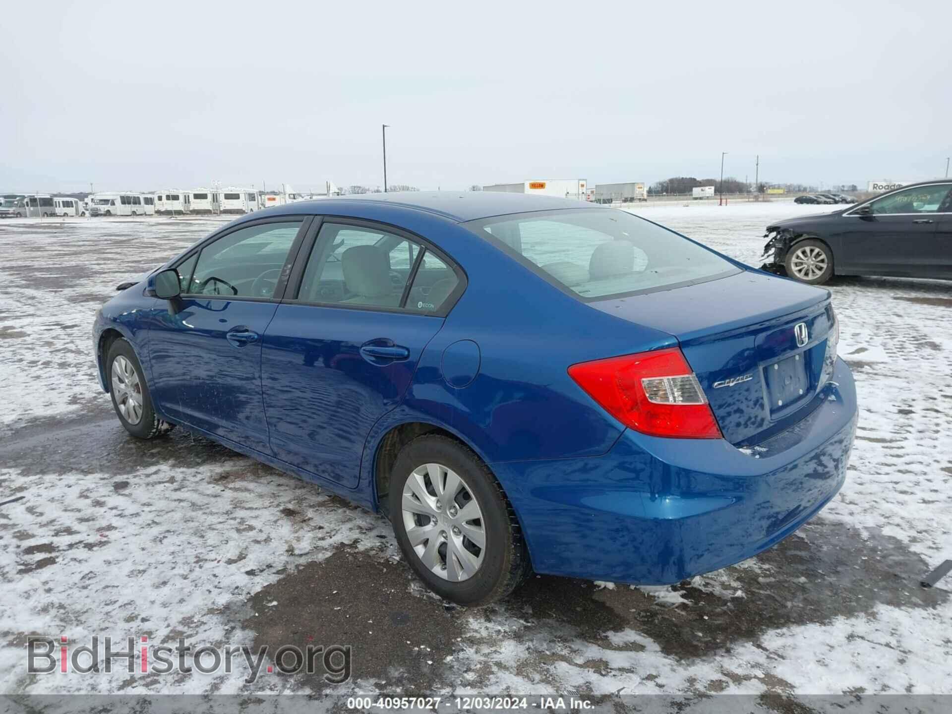2012 HONDA CIVIC - VIN: 19XFB2F5XCE077294 - Фото 3