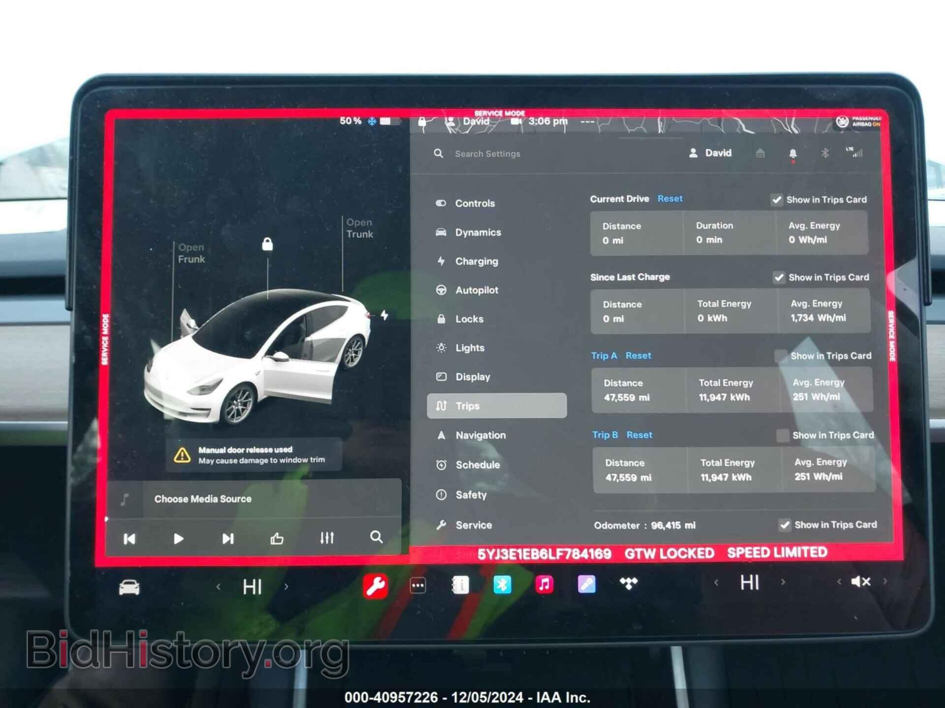 2020 TESLA MODEL 3 - VIN: 5YJ3E1EB6LF784169 - Фото 7