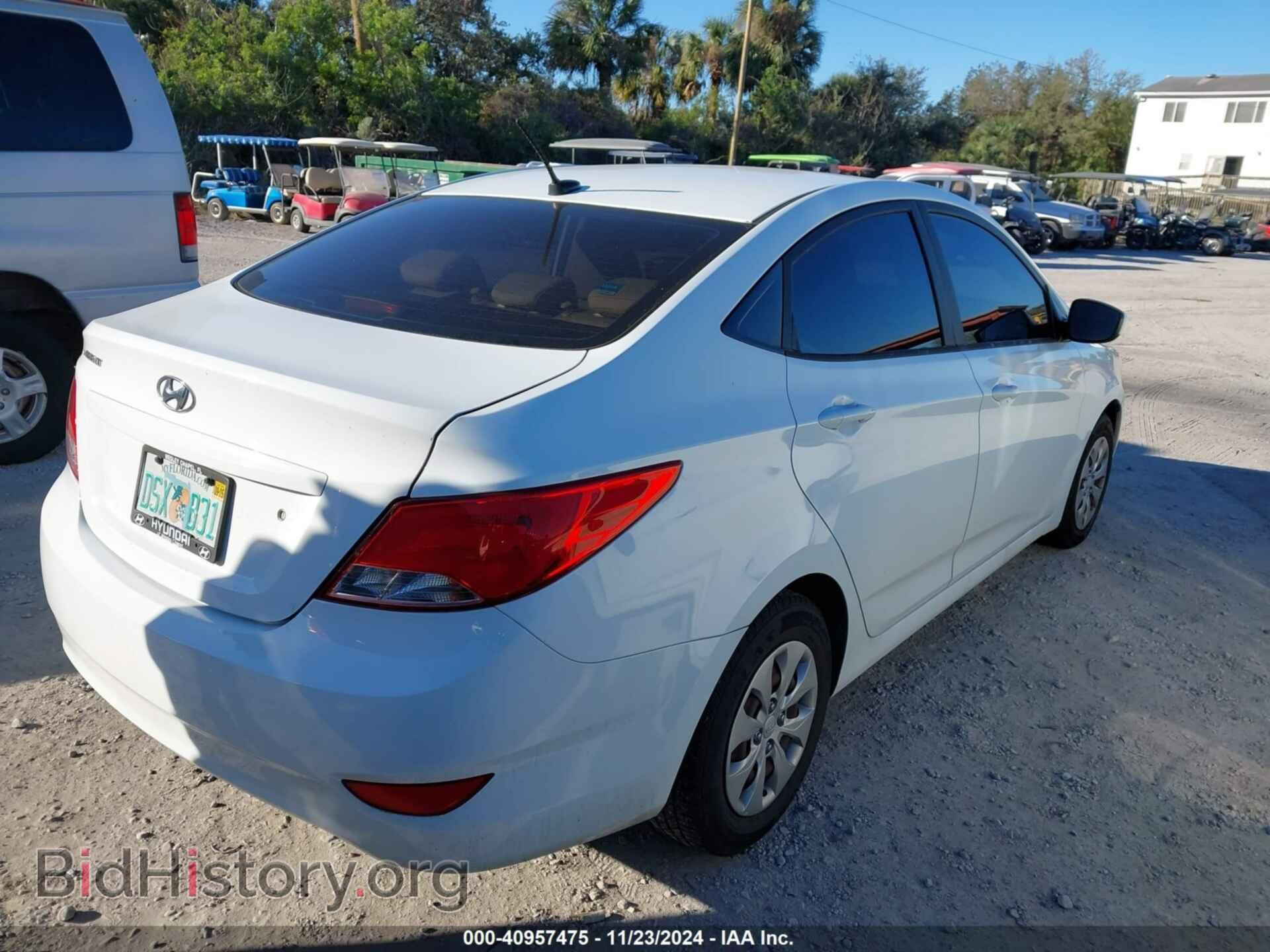 2015 HYUNDAI ACCENT - VIN: KMHCT4AE6FU846751 - Фото 4