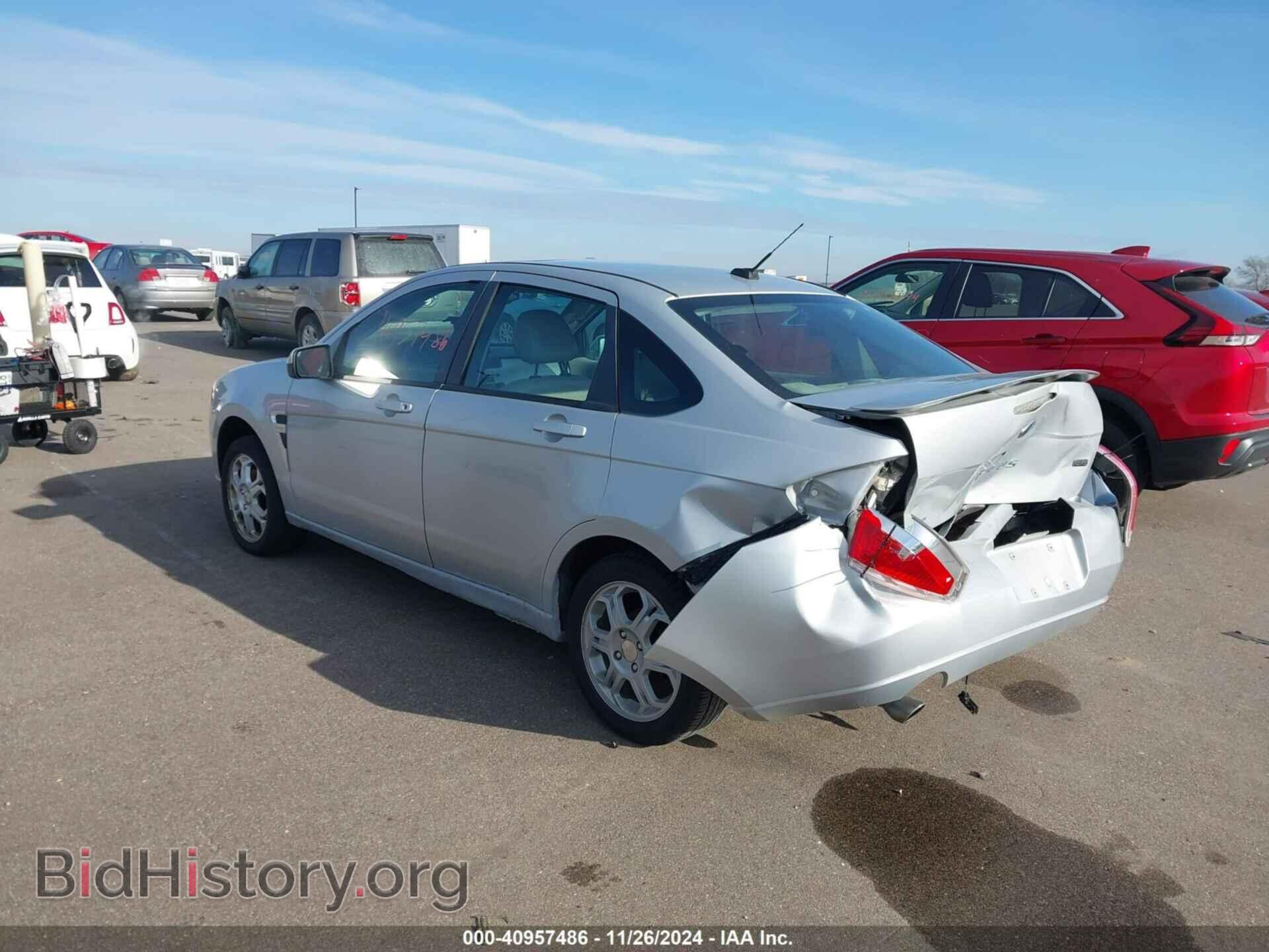 2008 FORD FOCUS - VIN: 1FAHP35N28W219027 - Фото 3