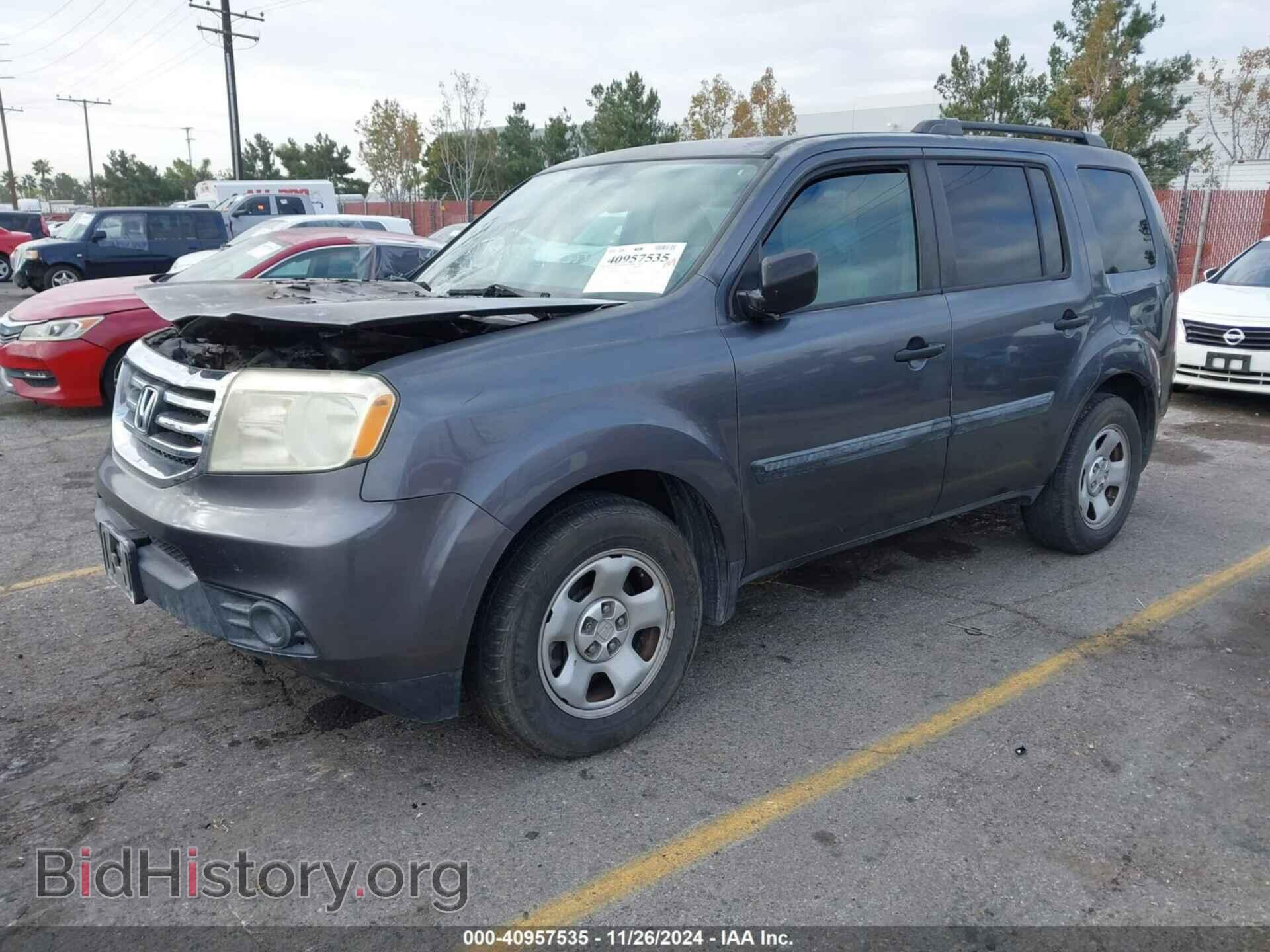 2014 HONDA PILOT - VIN: 5FNYF4H20EB052686 - Фото 2
