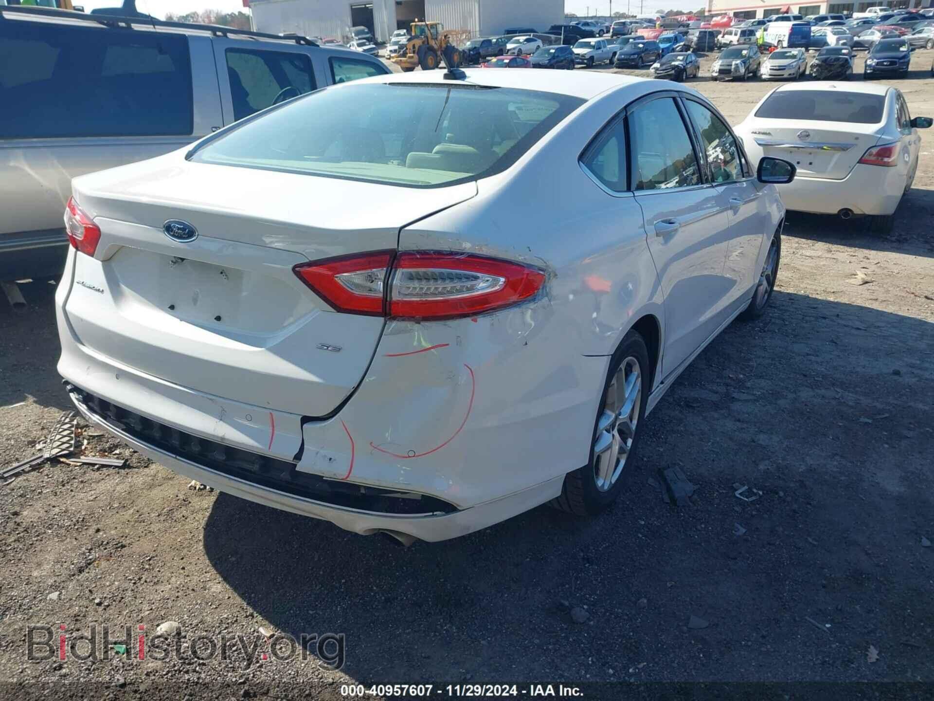 2016 FORD FUSION - VIN: 3FA6P0H7XGR251275 - Фото 4