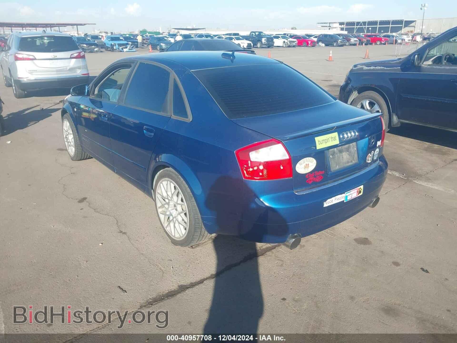 2005 AUDI A4 - VIN: WAULC68E05A034400 - Фото 3