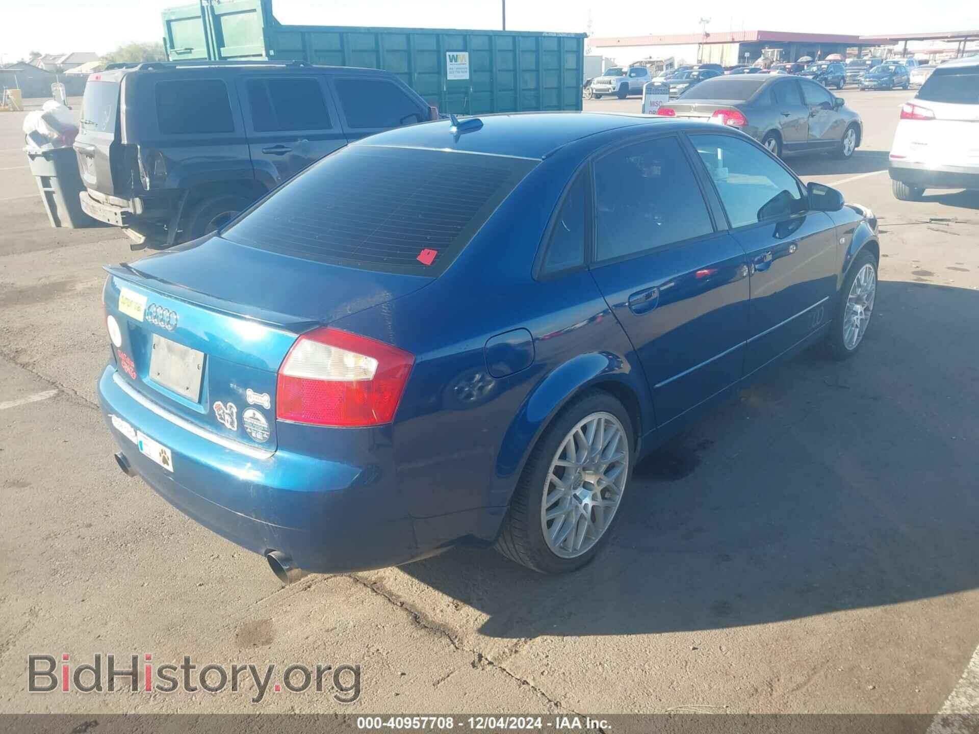 2005 AUDI A4 - VIN: WAULC68E05A034400 - Фото 4