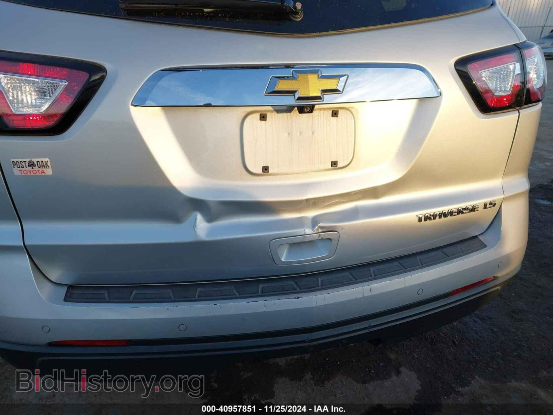 2015 CHEVROLET TRAVERSE - VIN: 1GNKRFED2FJ335722 - Фото 6