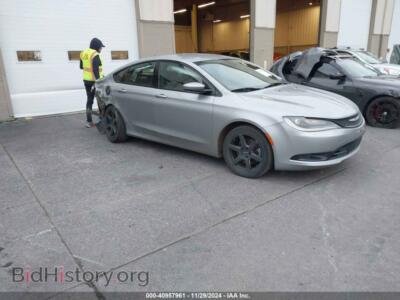 2015 Chrysler 200 S, серебристый — VIN 1C3CCCBG5FN557244, IAAI