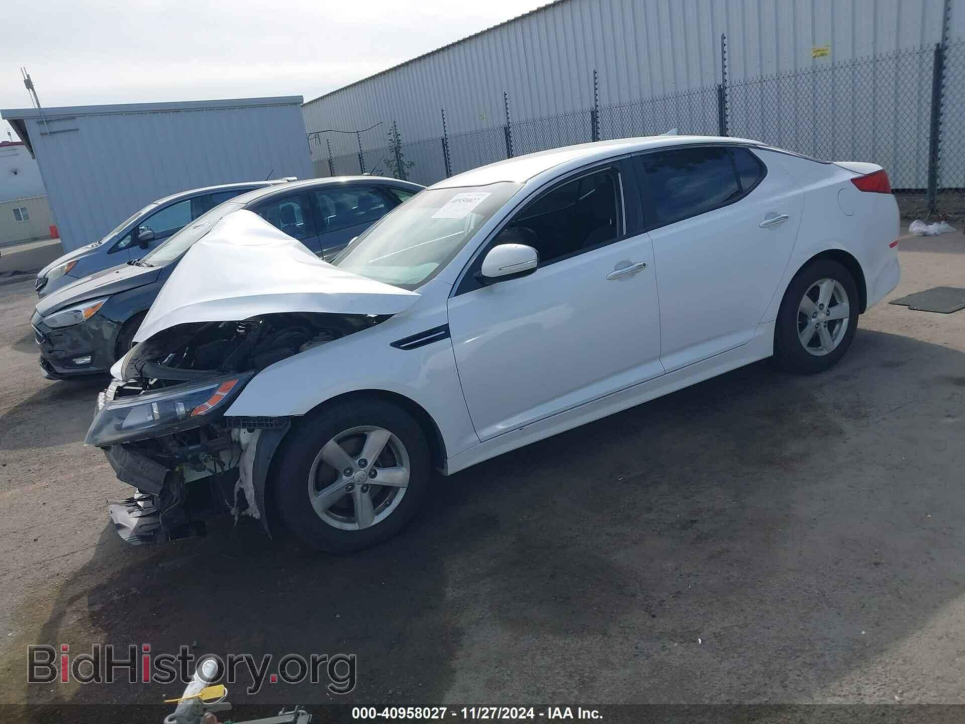 2015 KIA OPTIMA - VIN: KNAGM4A76F5544162 - Фото 2