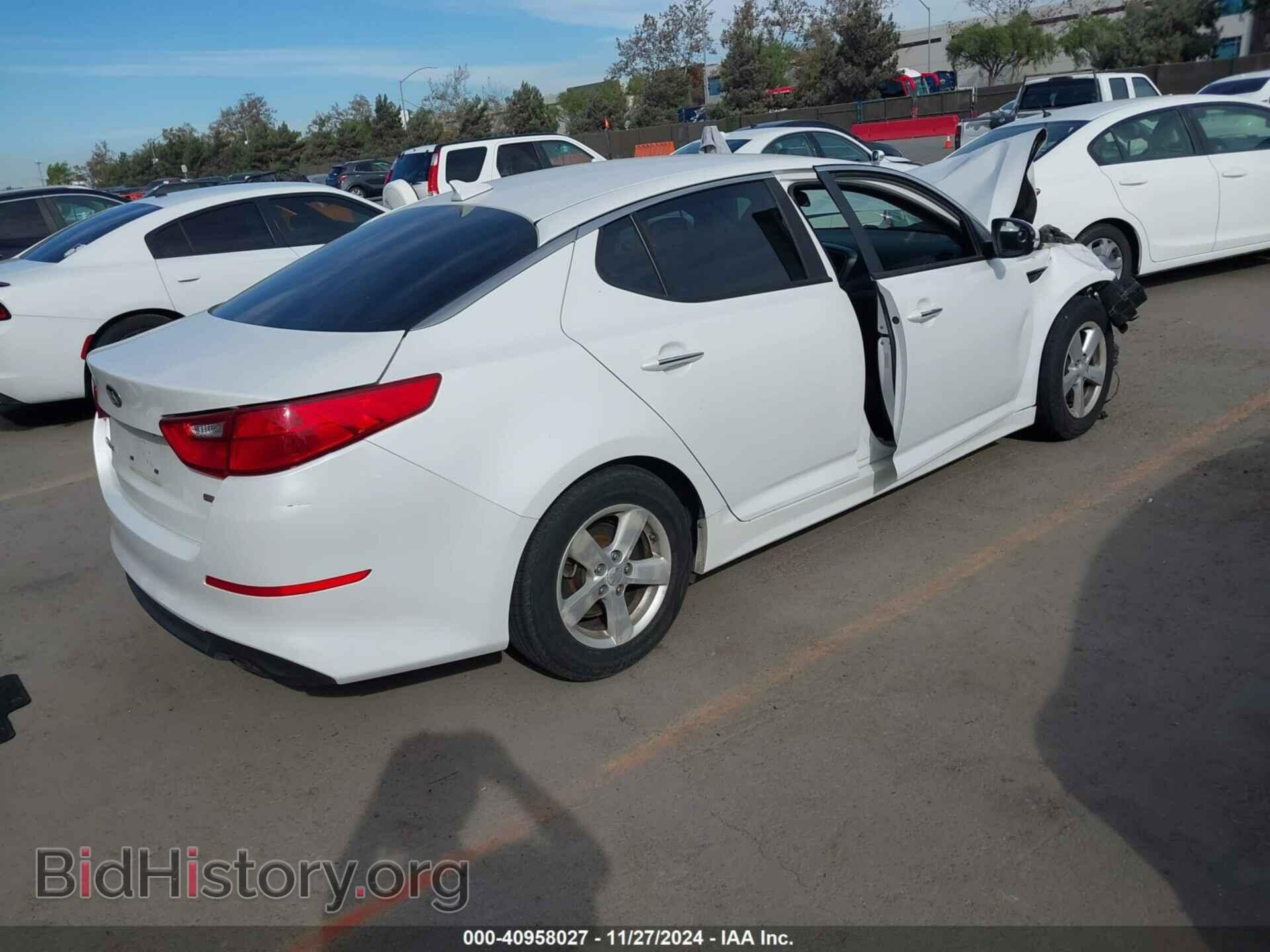 2015 KIA OPTIMA - VIN: KNAGM4A76F5544162 - Фото 4