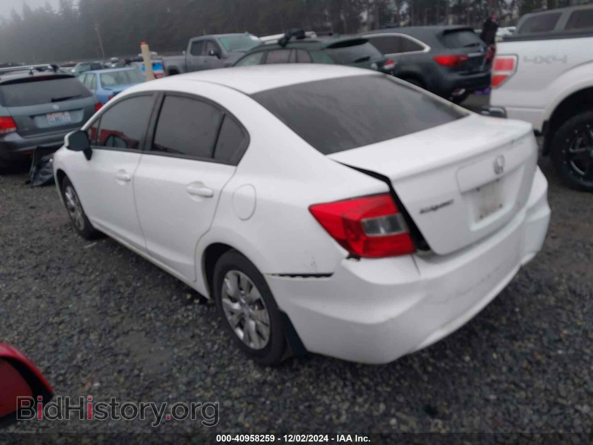 2012 HONDA CIVIC - VIN: 19XFB2F56CE384347 - Фото 3