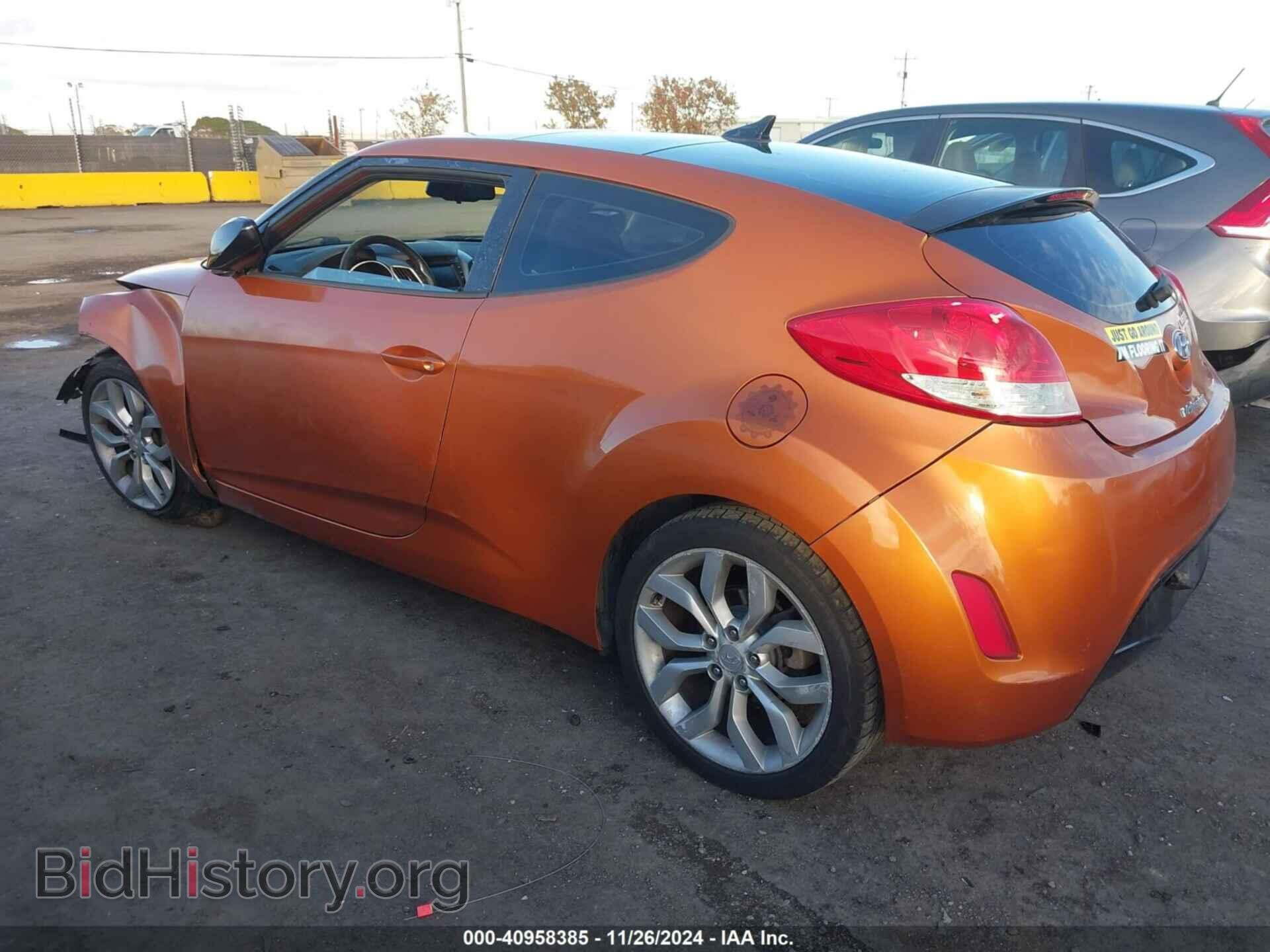 2012 HYUNDAI VELOSTER - VIN: KMHTC6AD3CU061361 - Фото 3