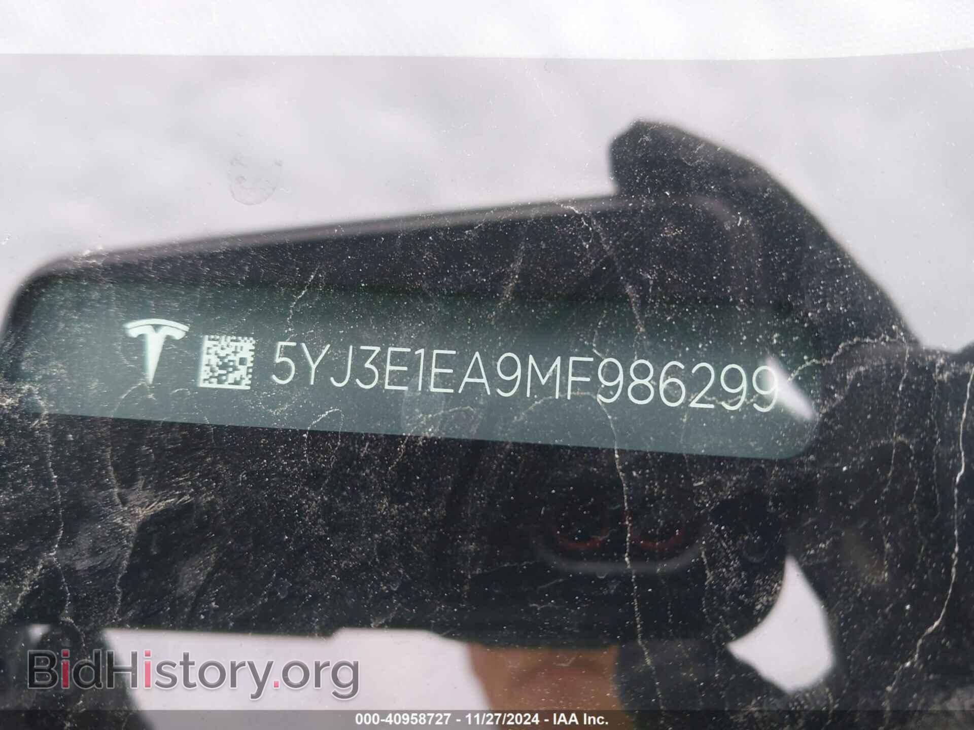2021 TESLA MODEL 3 - VIN: 5YJ3E1EA9MF986299 - Photo 9