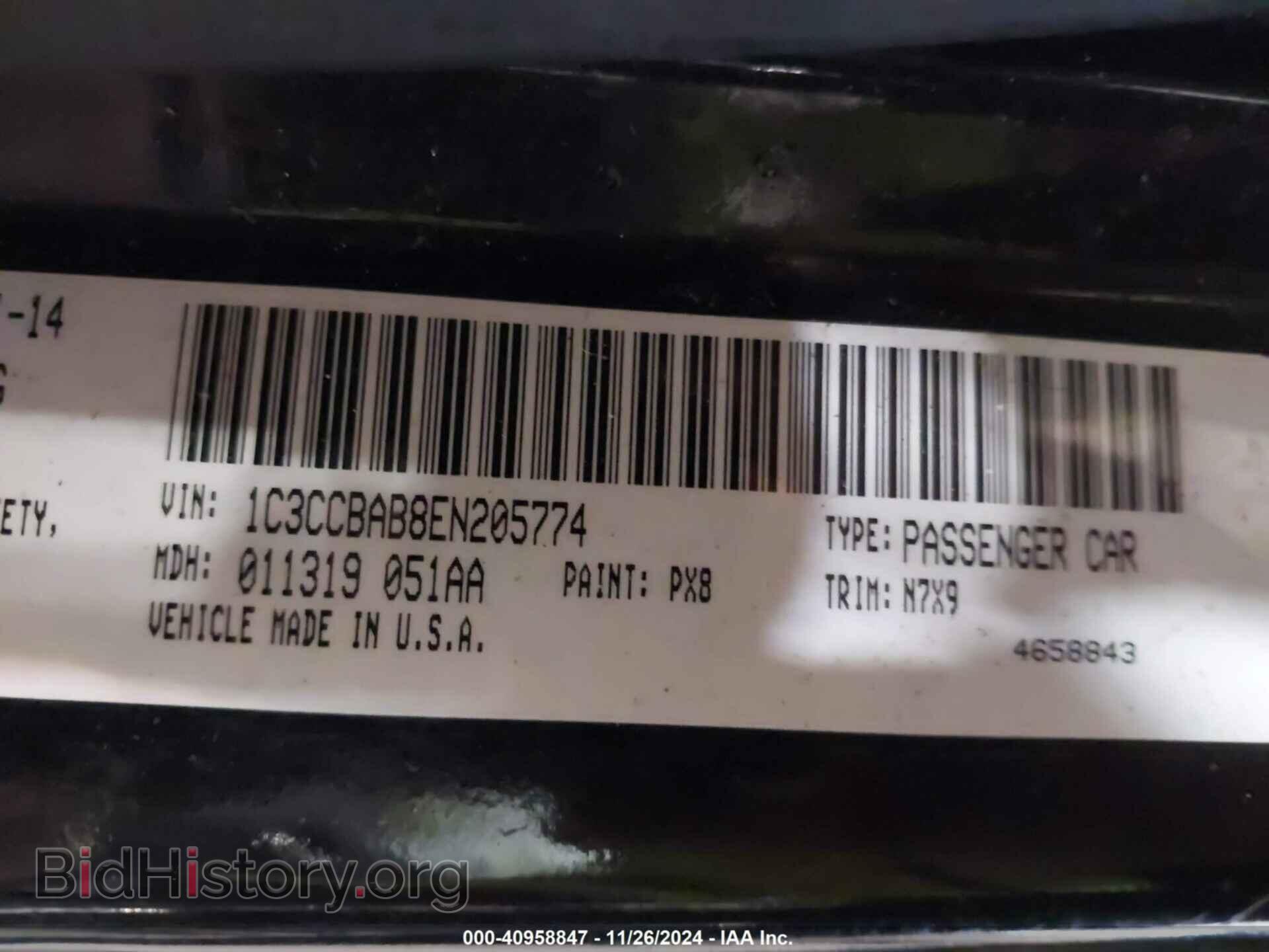 2014 CHRYSLER 200 - VIN: 1C3CCBAB8EN205774 - Фото 9