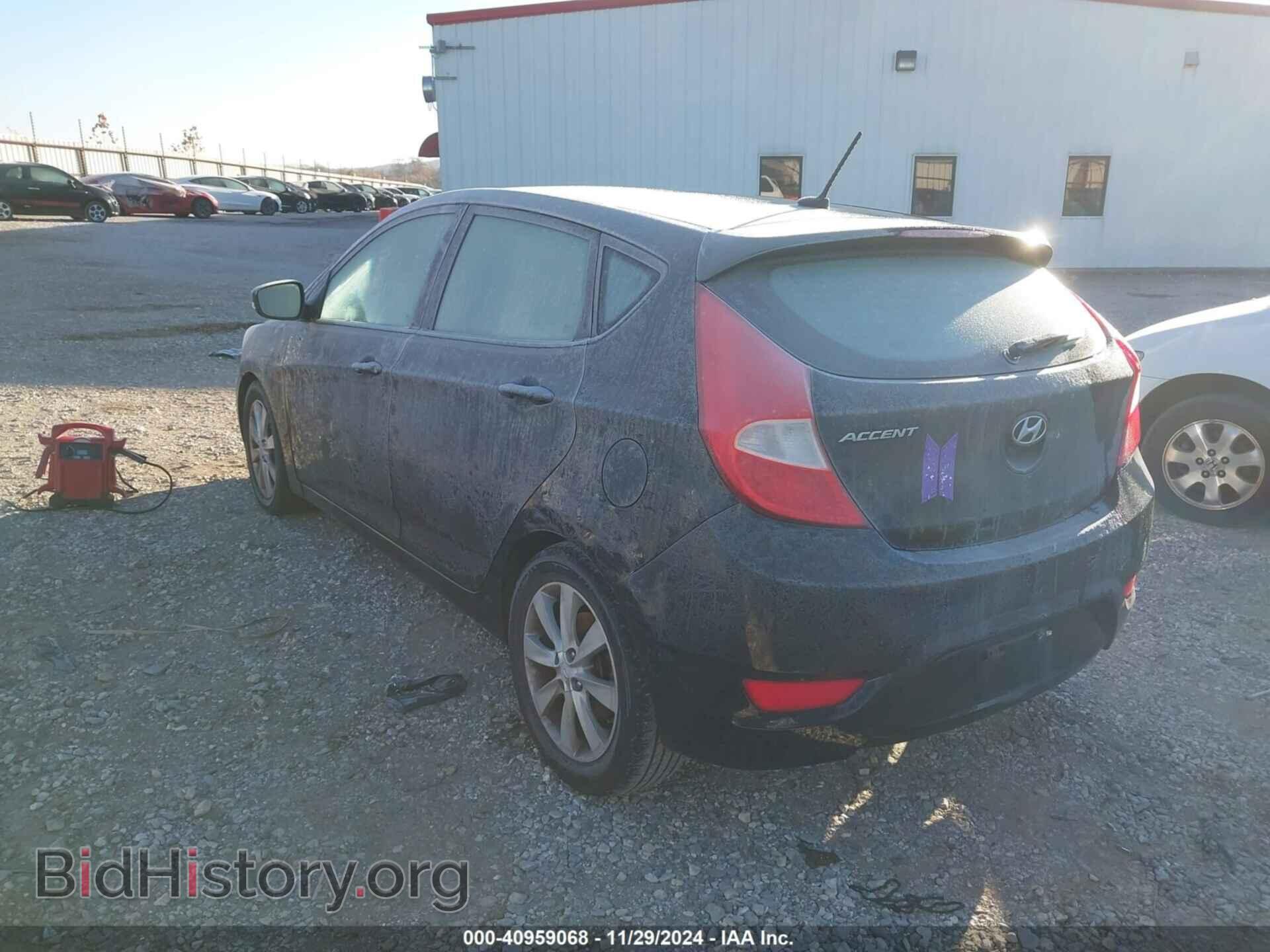 2013 HYUNDAI ACCENT - VIN: KMHCU5AE3DU120085 - Фото 3