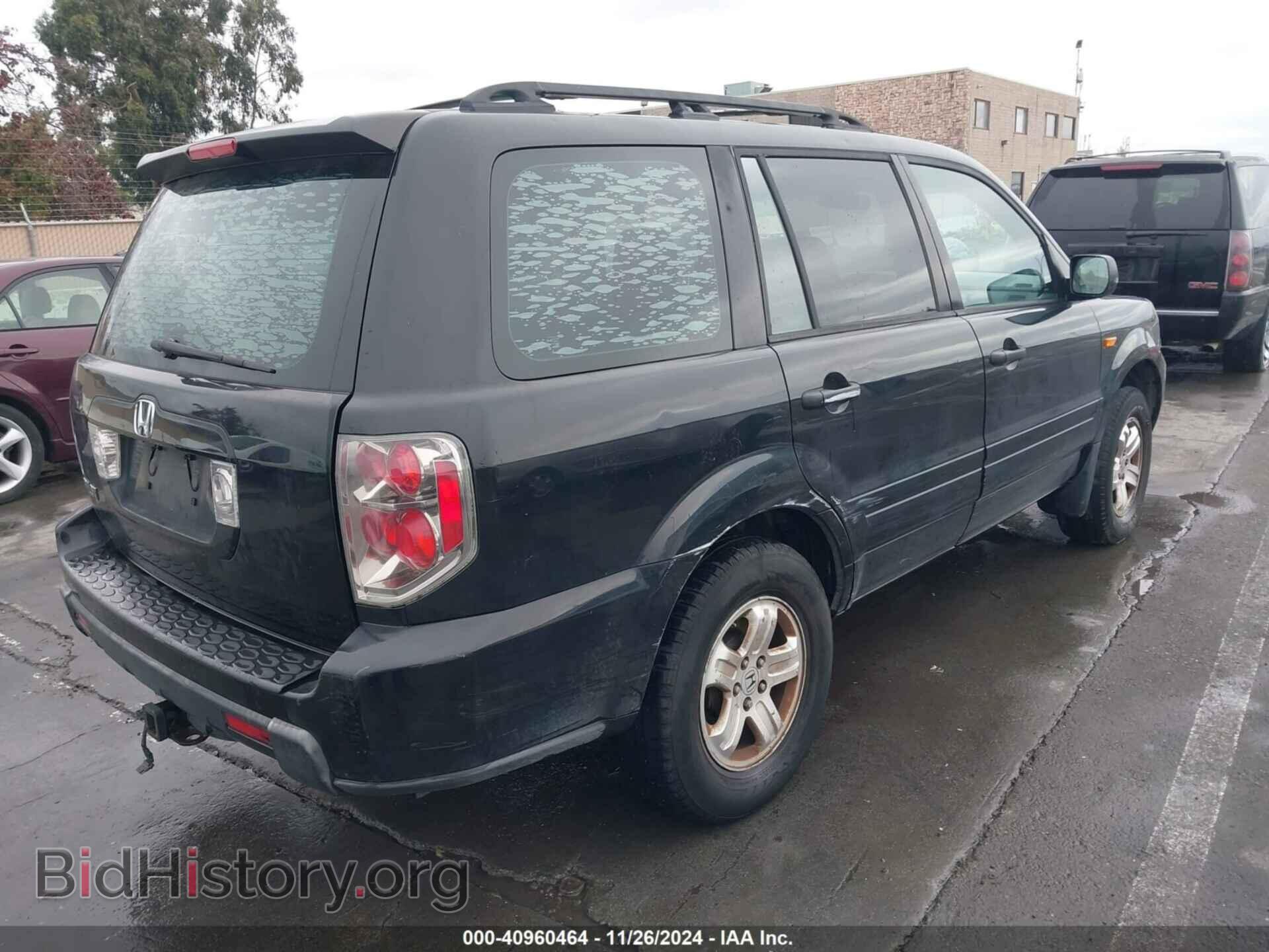2007 HONDA PILOT - VIN: 5FNYF28127B040876 - Фото 4