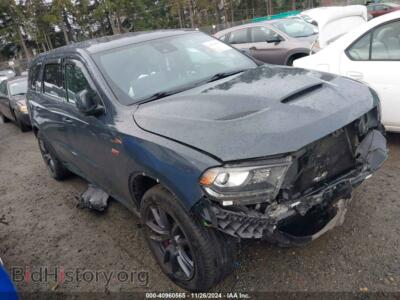 2018 Dodge DURANGO SRT AWD, синий — VIN 1C4SDJGJ0JC176502, IAAI