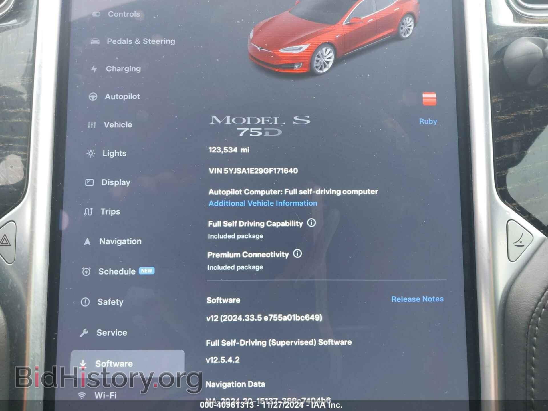 2016 TESLA MODEL S - VIN: 5YJSA1E29GF171640 - Photo 7