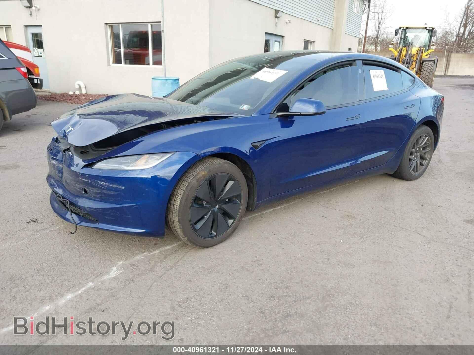 2024 TESLA MODEL 3 - VIN: 5YJ3E1EBXRF807848 - Фото 2