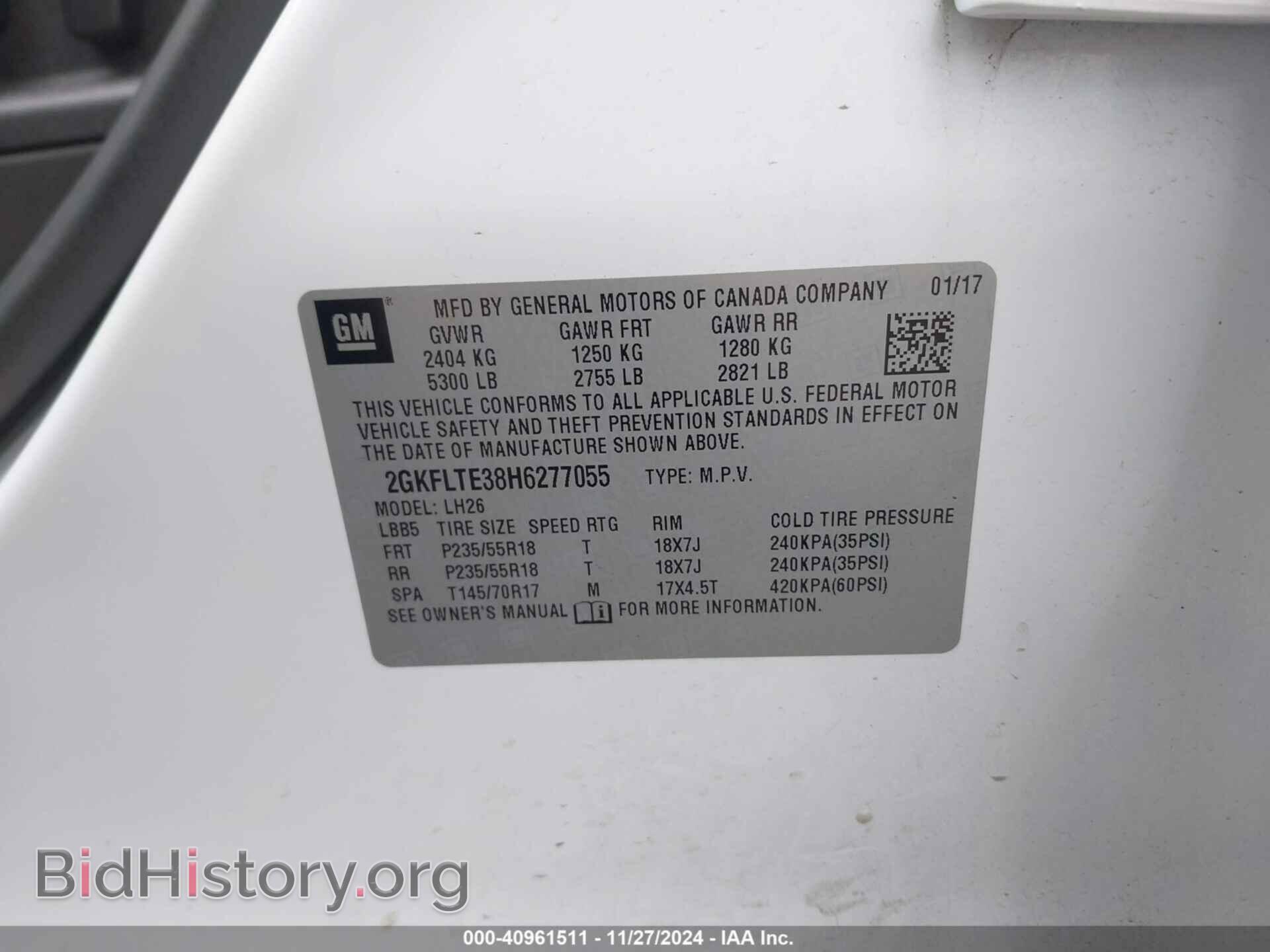2017 GMC TERRAIN - VIN: 2GKFLTE38H6277055 - Photo 9