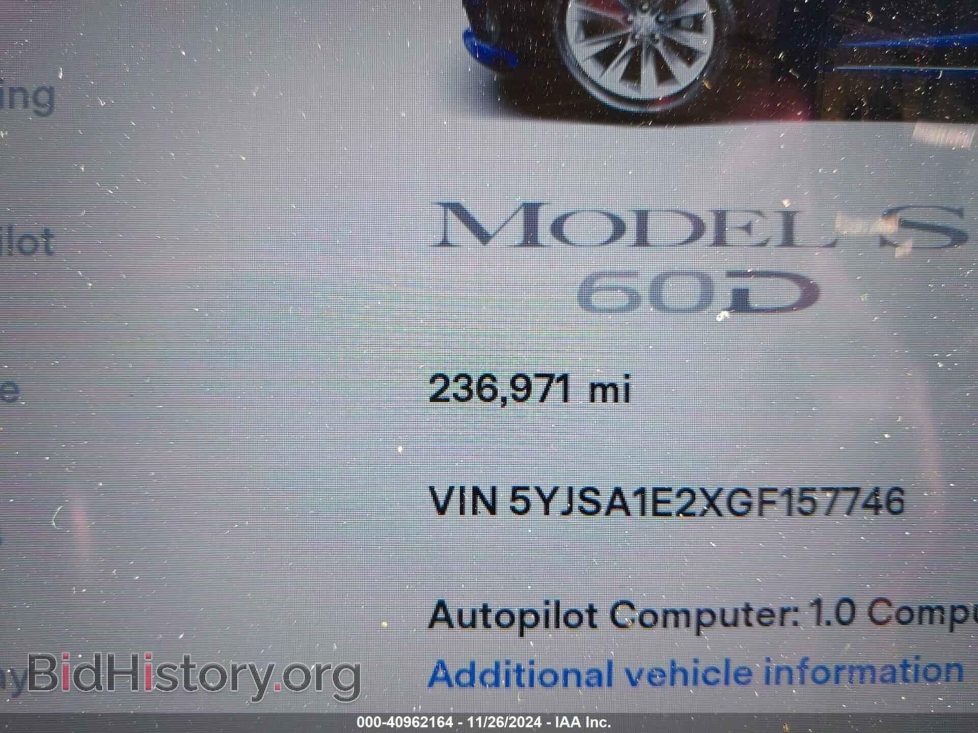 2016 TESLA MODEL S - VIN: 5YJSA1E2XGF157746 - Photo 14