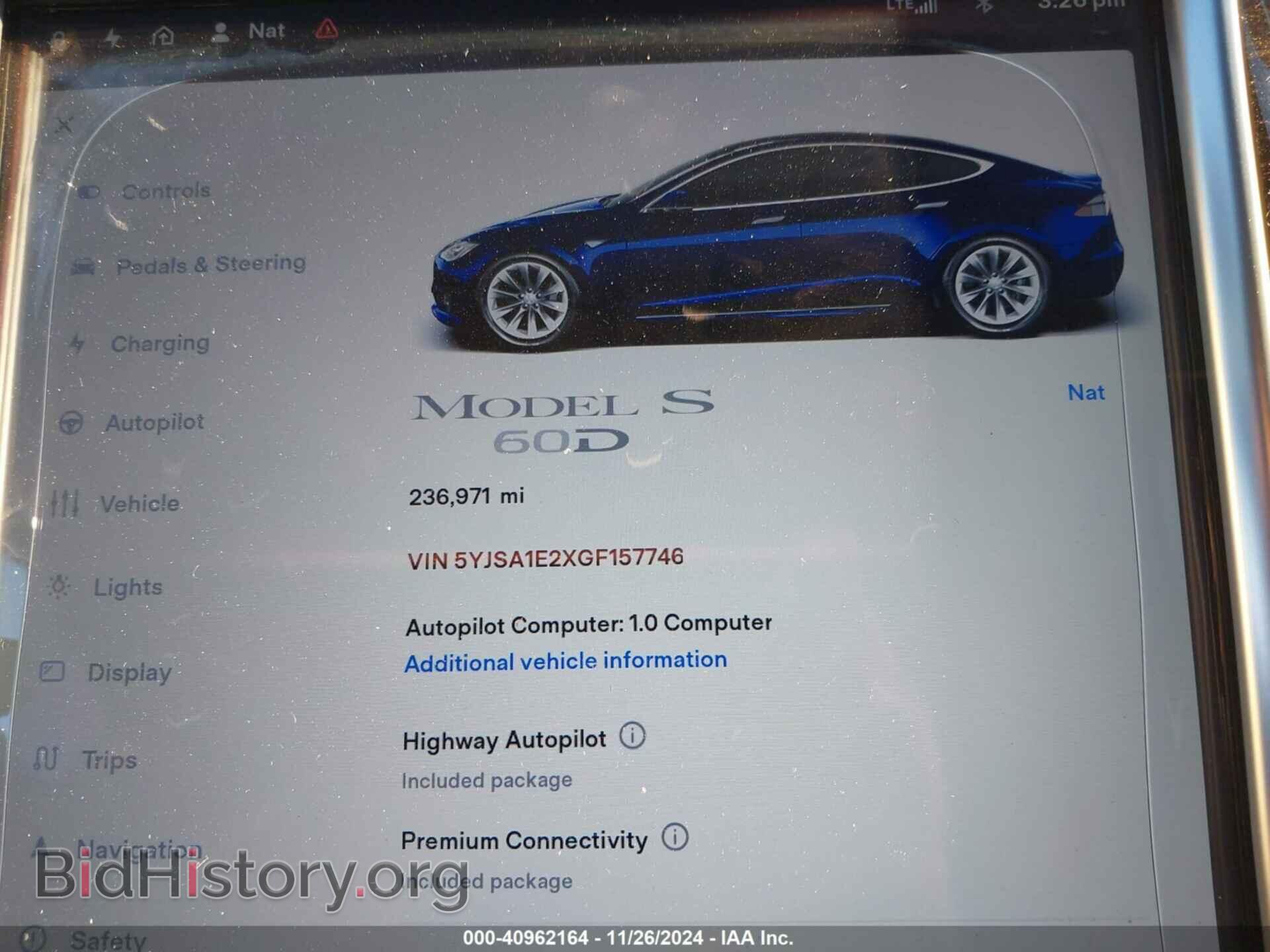 2016 TESLA MODEL S - VIN: 5YJSA1E2XGF157746 - Photo 7