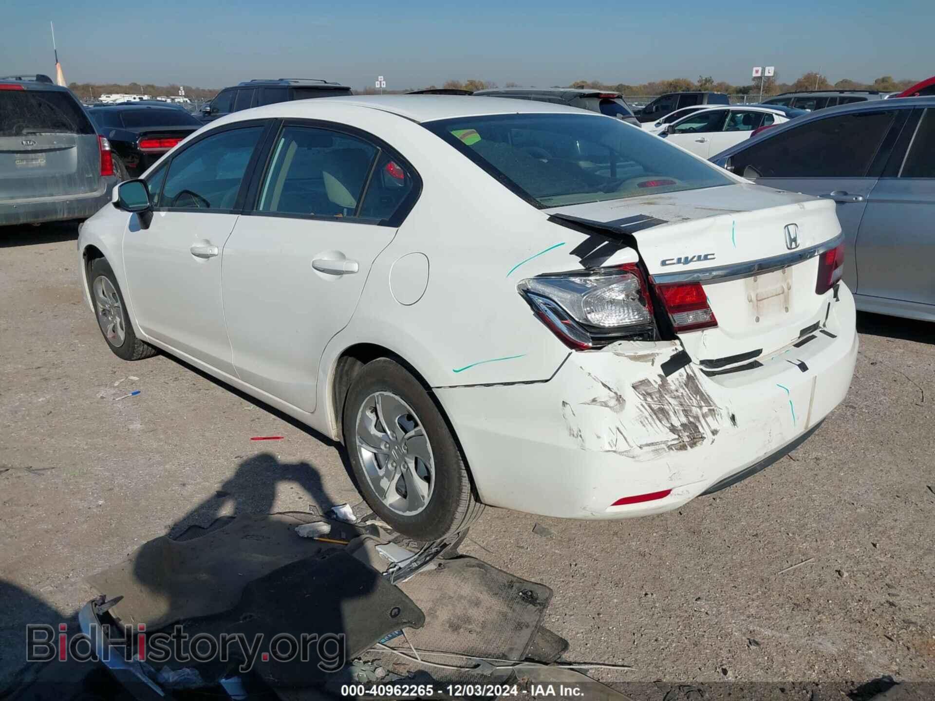 2013 HONDA CIVIC - VIN: 2HGFB2F50DH550711 - Фото 3
