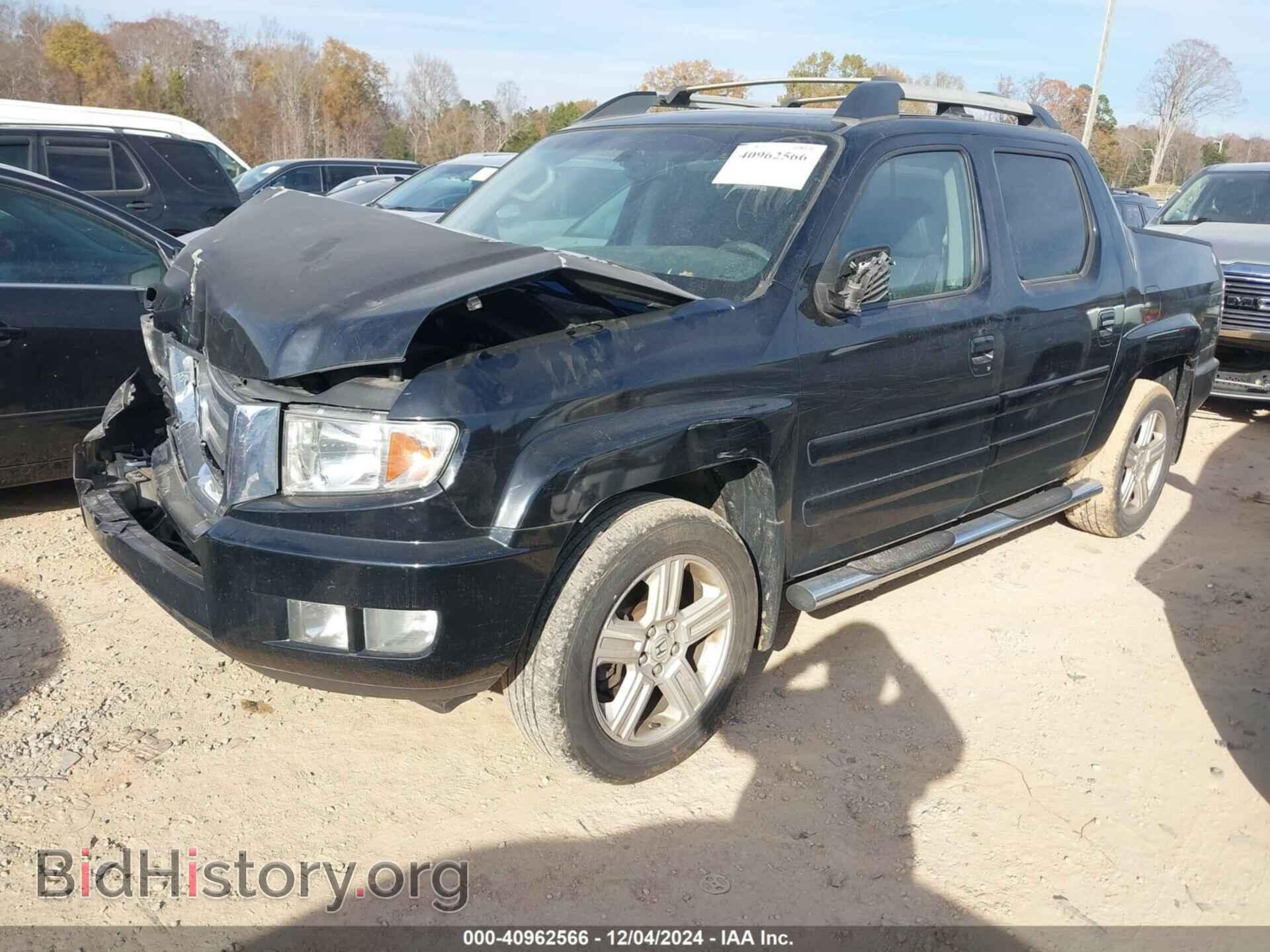 2011 HONDA RIDGELINE - VIN: 5FPYK1F57BB003253 - Фото 2