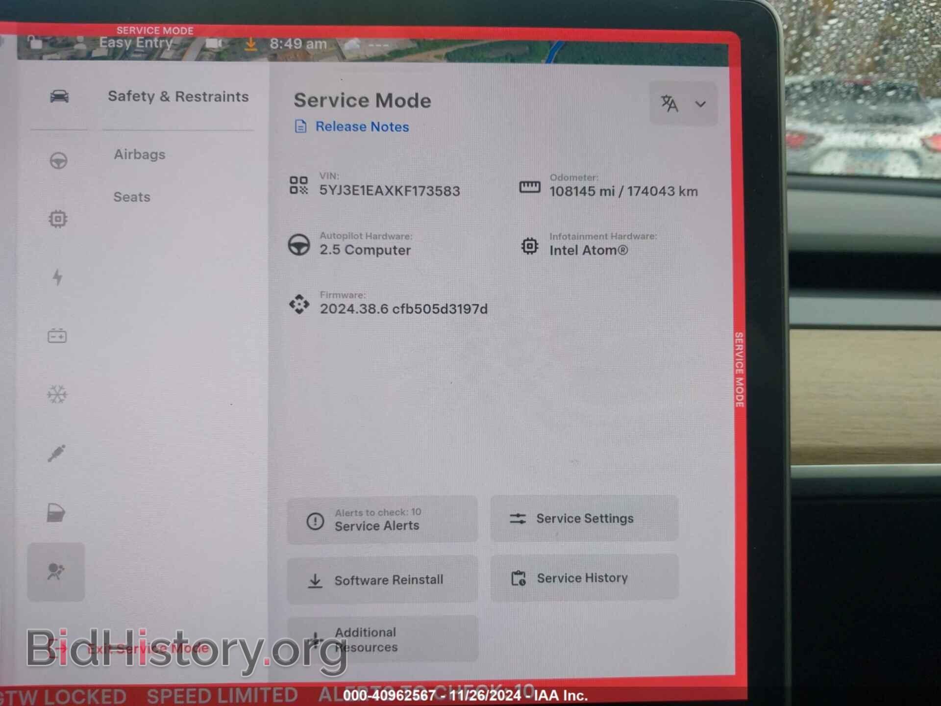 2019 TESLA MODEL 3 - VIN: 5YJ3E1EAXKF173583 - Фото 7