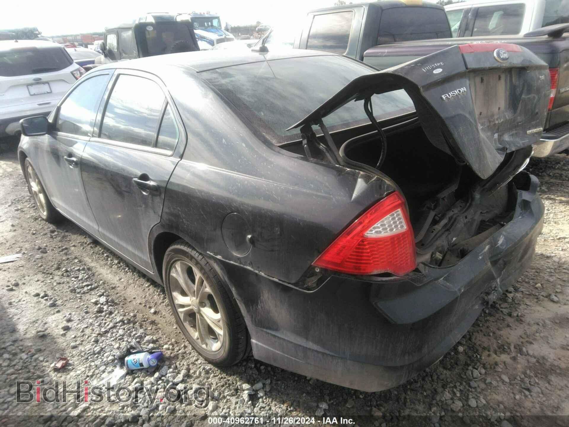 2012 FORD FUSION - VIN: 3FAHP0HG7CR421787 - Фото 3