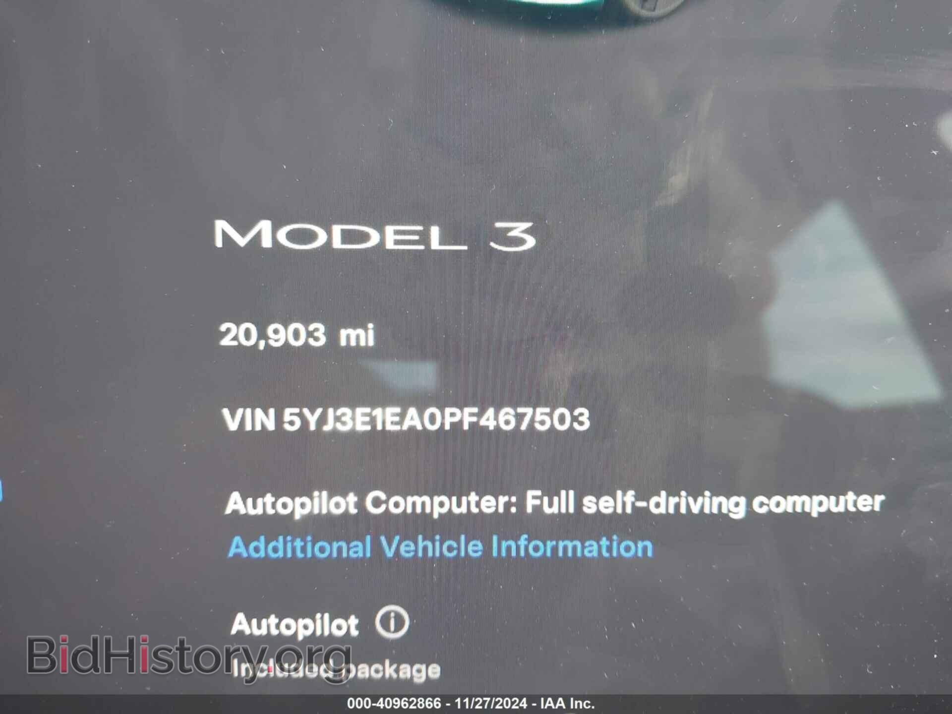 2023 TESLA MODEL 3 - VIN: 5YJ3E1EA0PF467503 - Фото 14