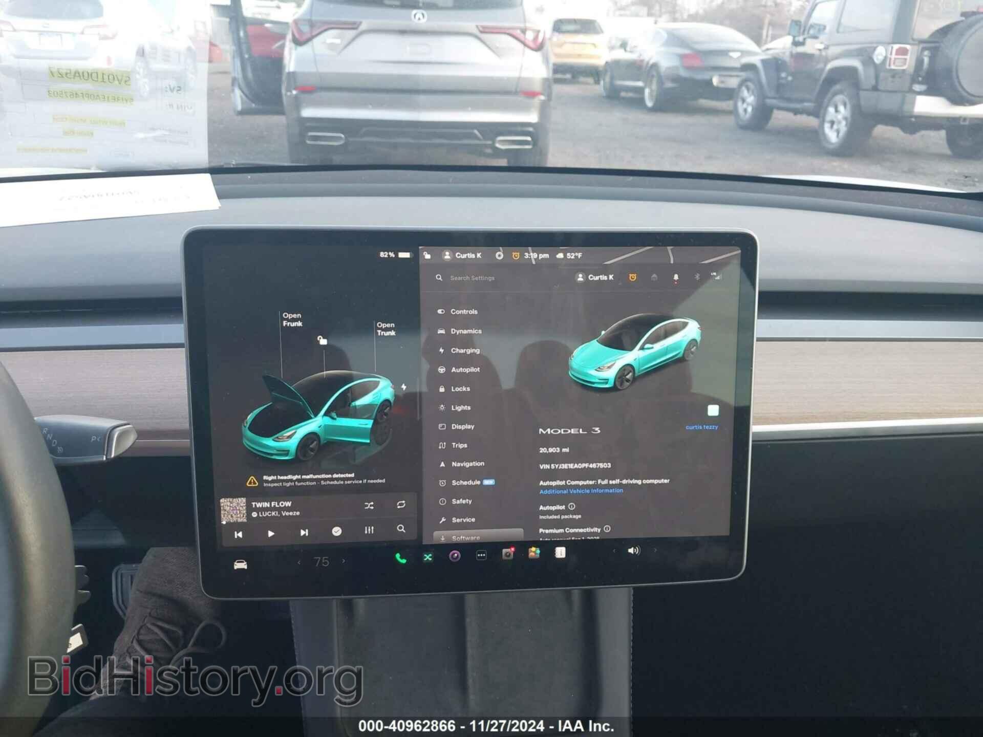 2023 TESLA MODEL 3 - VIN: 5YJ3E1EA0PF467503 - Фото 17
