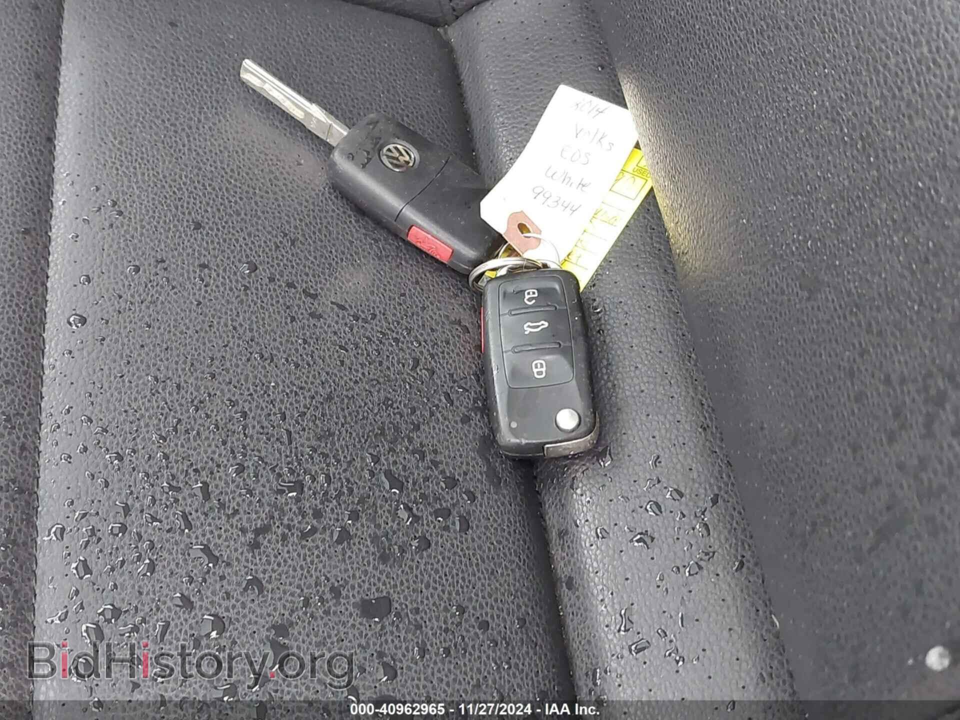 2014 VOLKSWAGEN EOS - VIN: WVWBW8AH2EV001994 - Фото 11