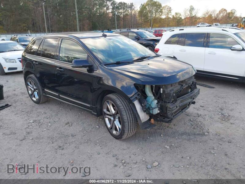 2014 Ford EDGE Sport (VIN 2FMDK3AK6EBA22972) — фото 1 из 19, IAAI, повреждение: передняя часть
