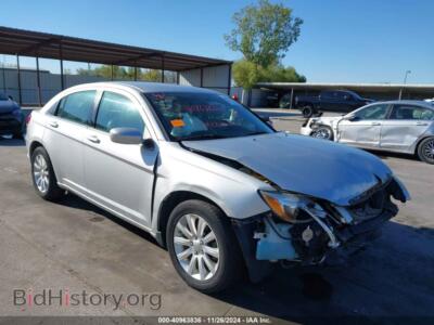 2012 Chrysler 200 Touring, серебристый — VIN 1C3CCBBB9CN164101, IAAI