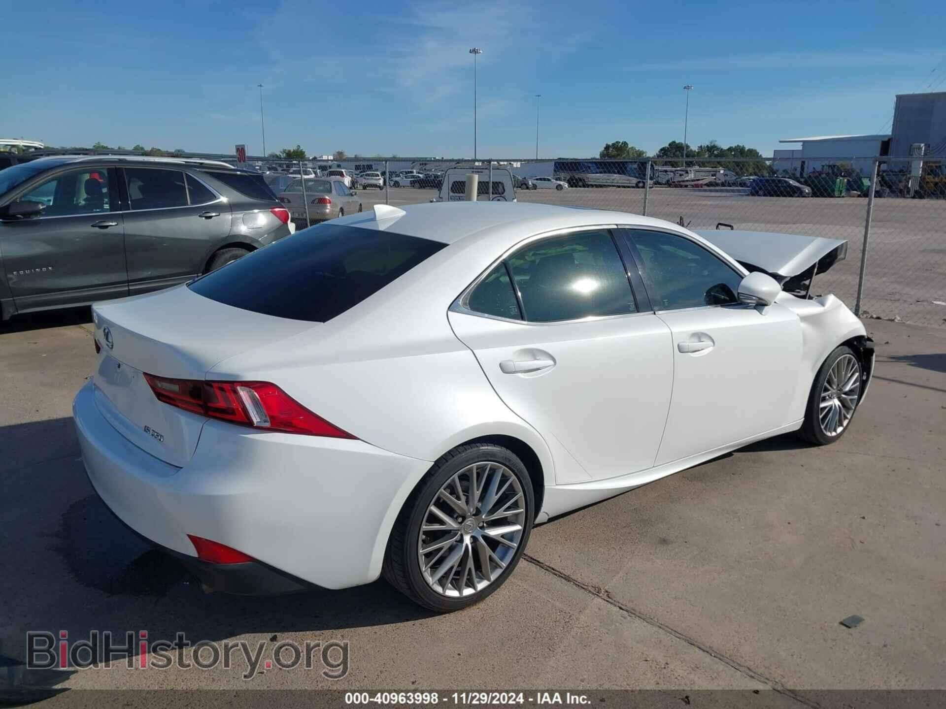 2014 LEXUS IS 250 - VIN: JTHBF1D25E5026028 - Фото 4