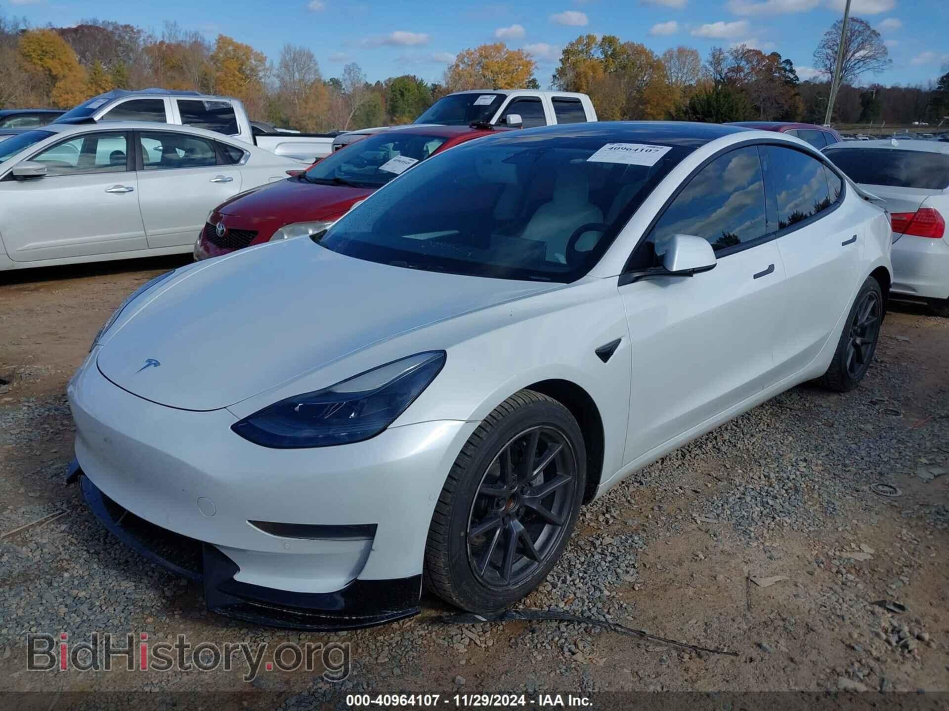 2021 TESLA MODEL 3 - VIN: 5YJ3E1EA7MF018363 - Фото 2