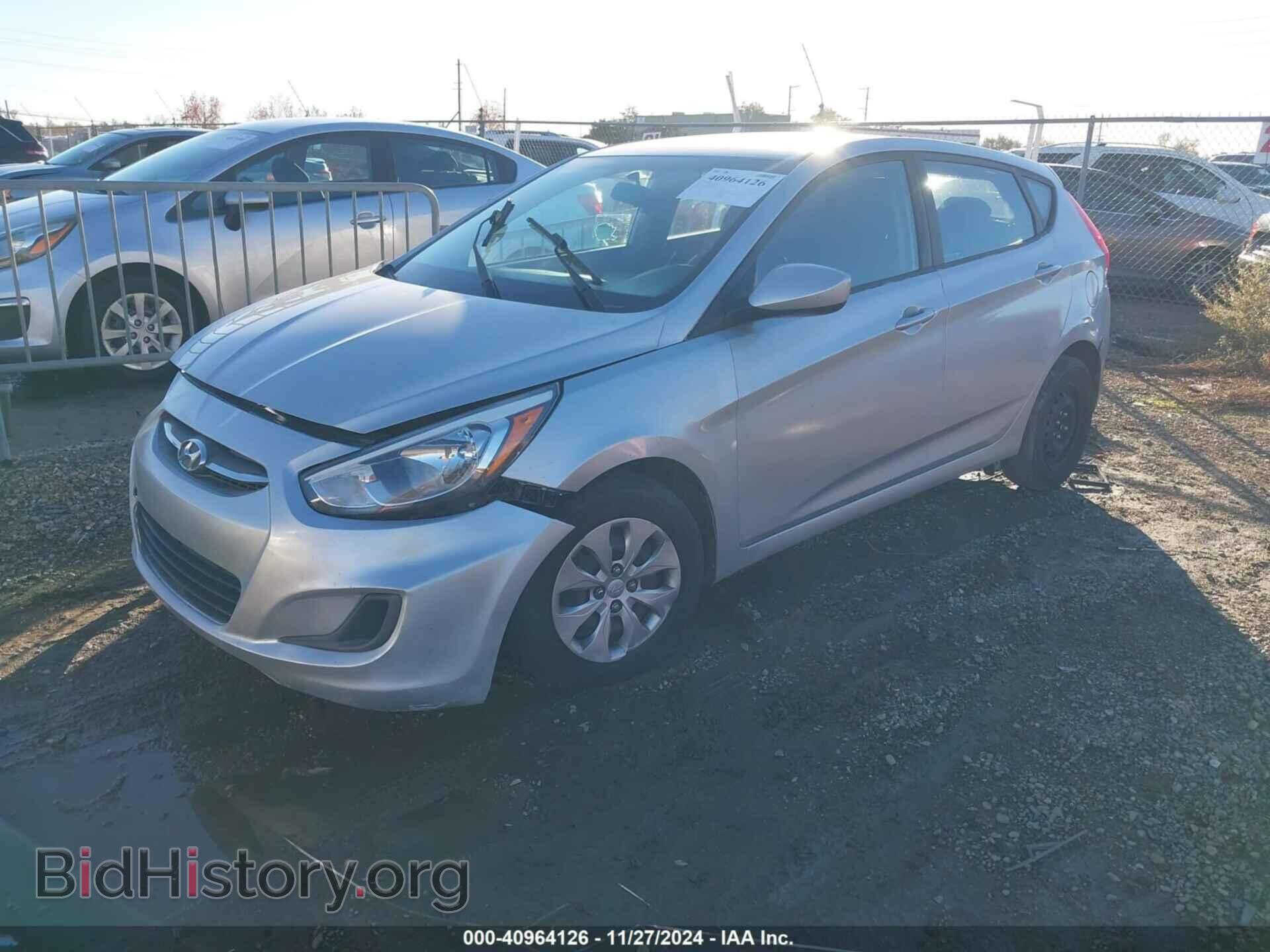 2016 HYUNDAI ACCENT - VIN: KMHCT5AE9GU283640 - Фото 2