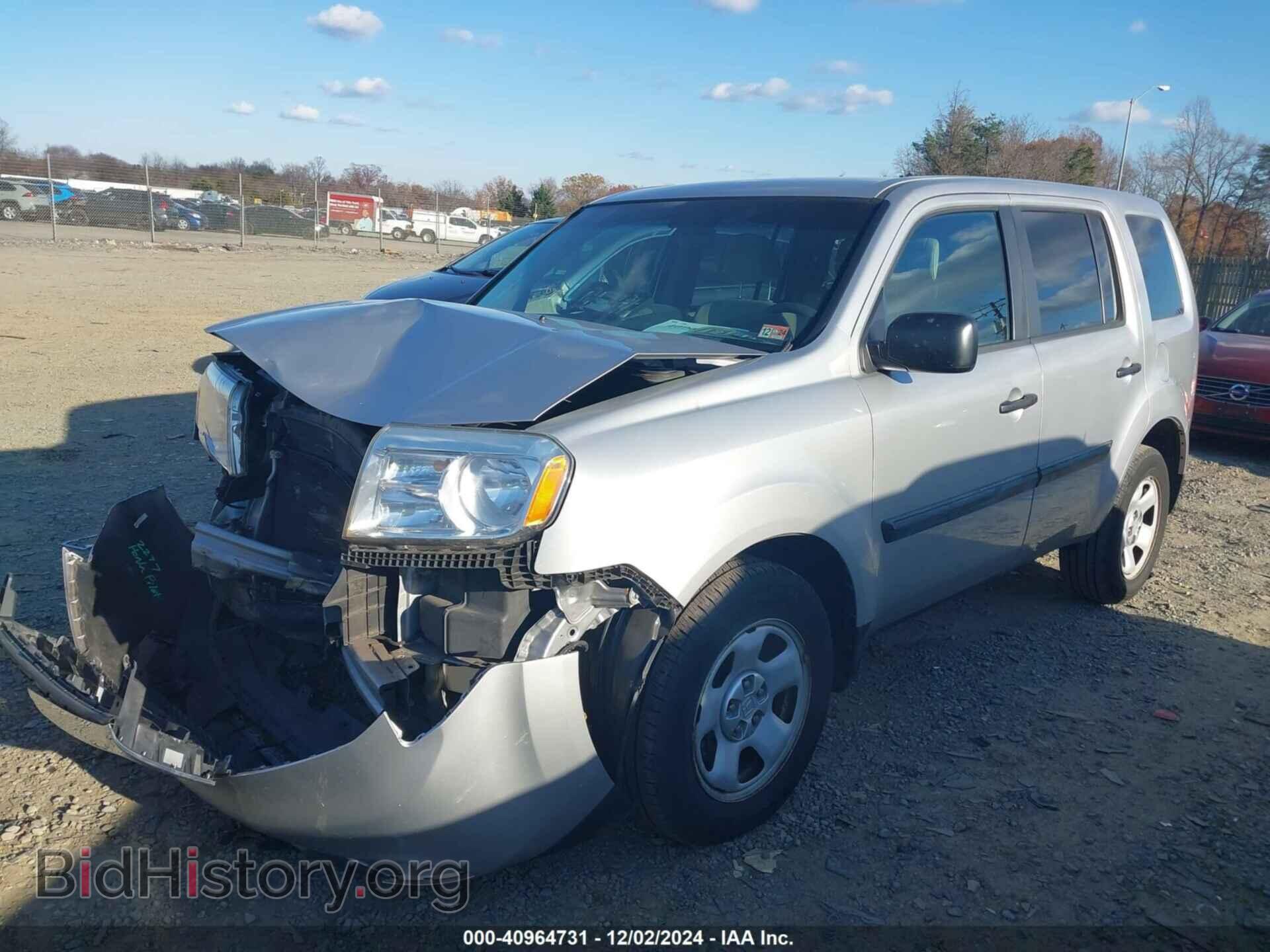 2014 HONDA PILOT - VIN: 5FNYF3H22EB012703 - Фото 2