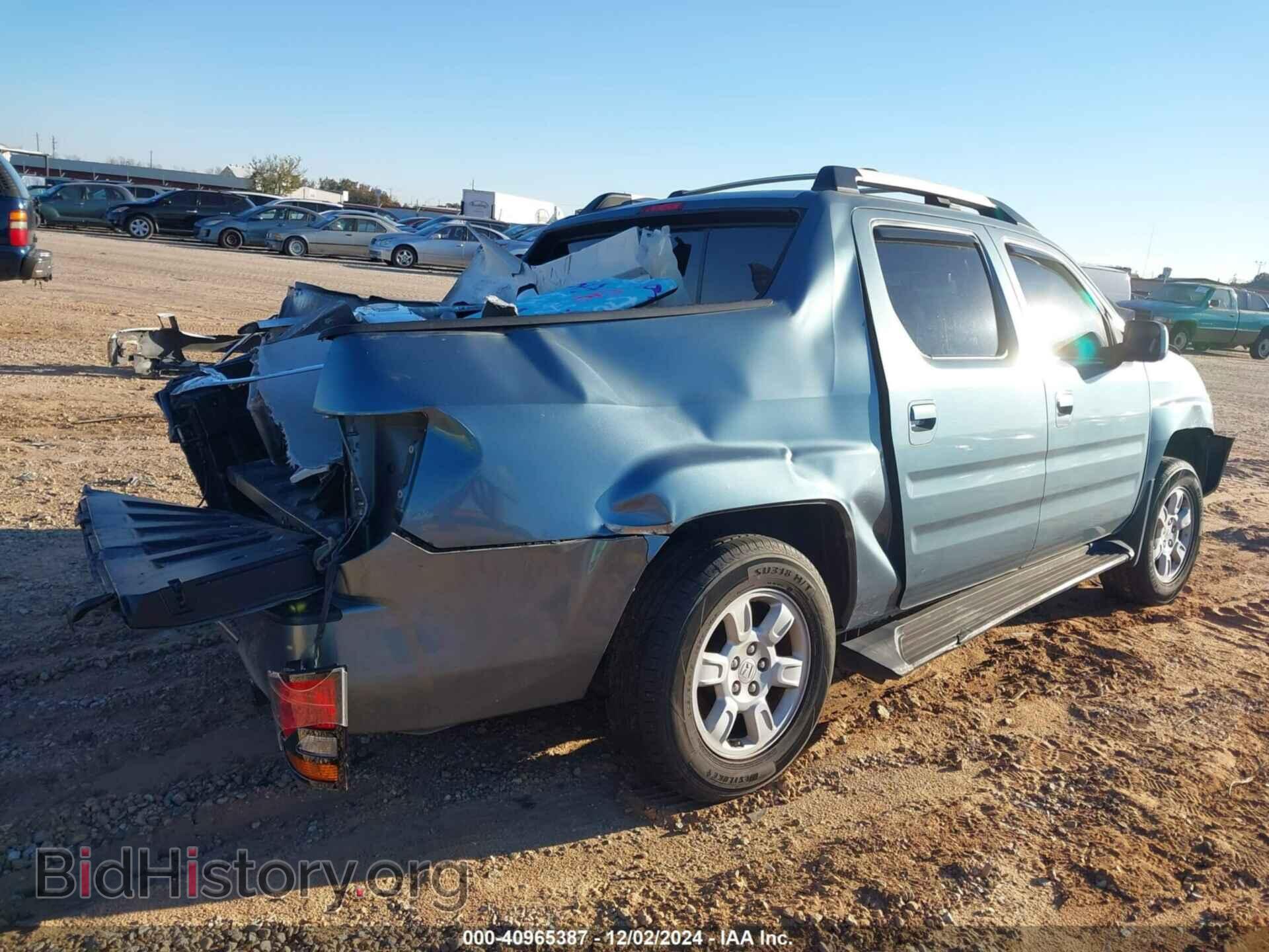 2006 HONDA RIDGELINE - VIN: 2HJYK16516H525901 - Фото 4