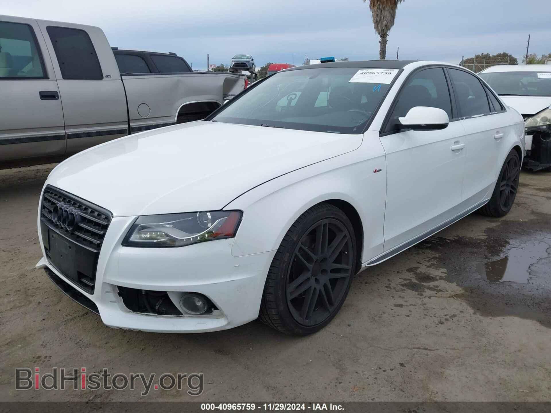 2011 AUDI A4 - VIN: WAUKFAFL7BN009957 - Фото 2