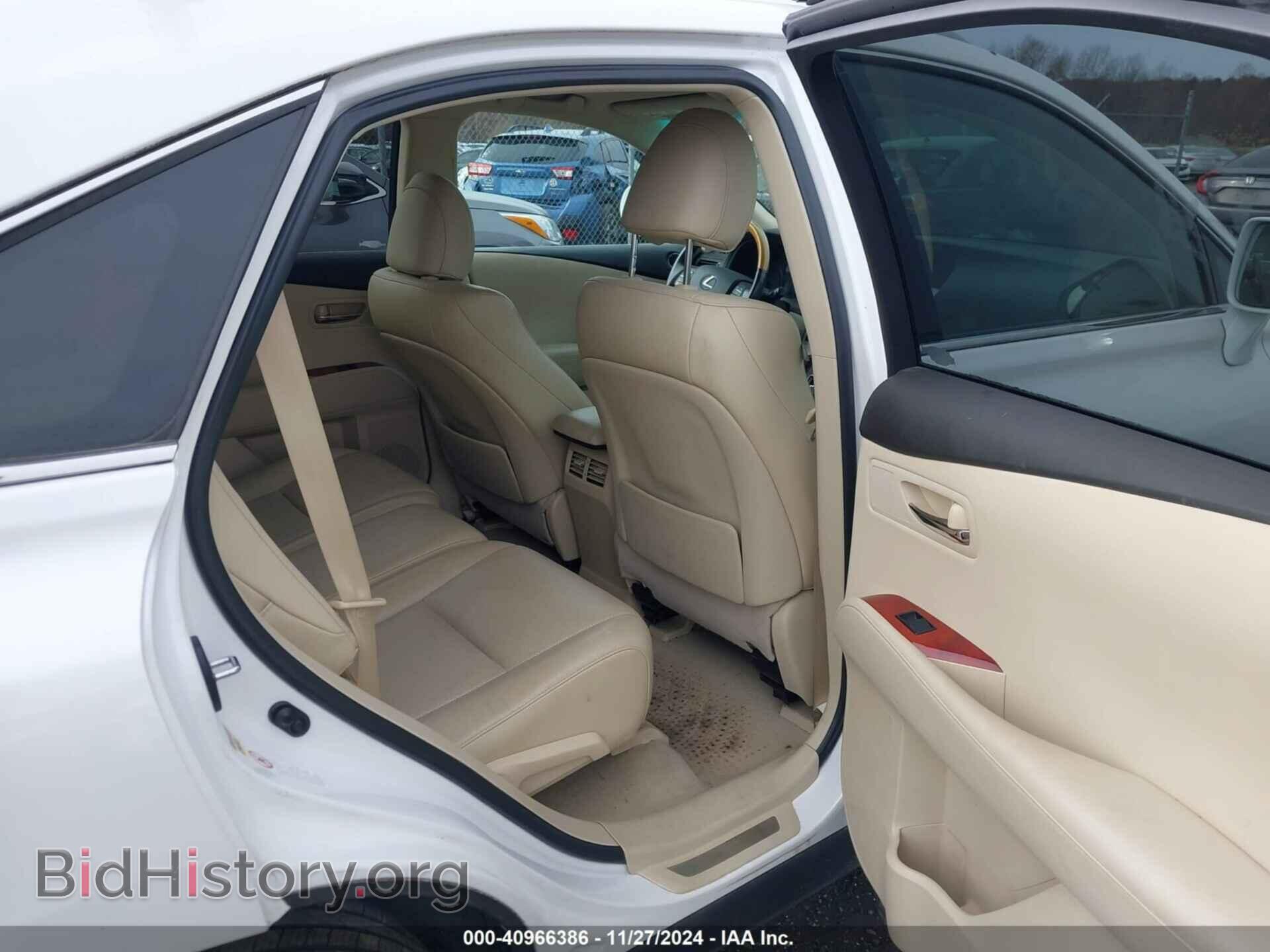 2011 LEXUS RX 350 - VIN: 2T2BK1BA8BC109387 - Фото 8
