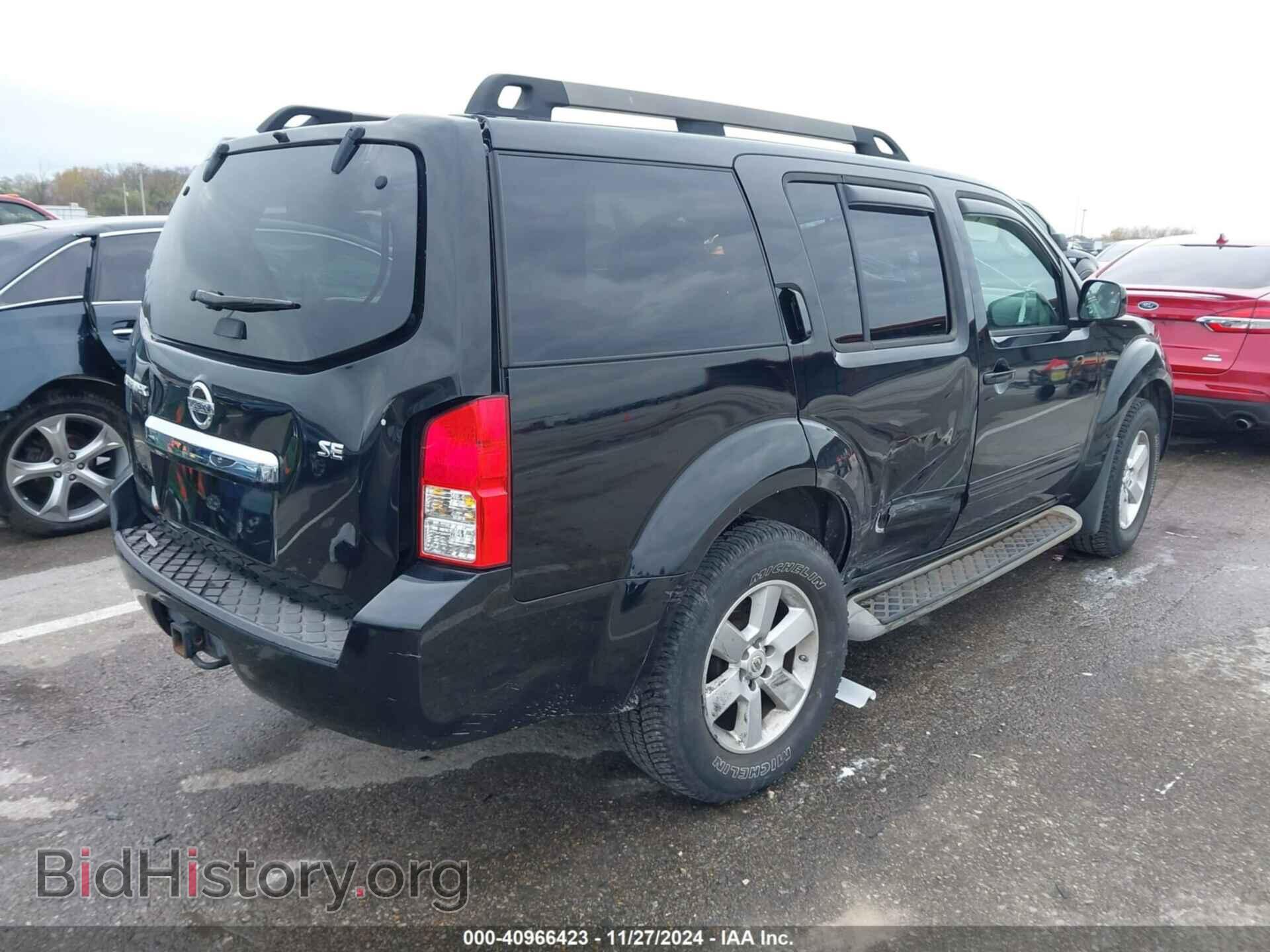 2009 NISSAN PATHFINDER - VIN: 5N1AR18B69C606836 - Фото 4